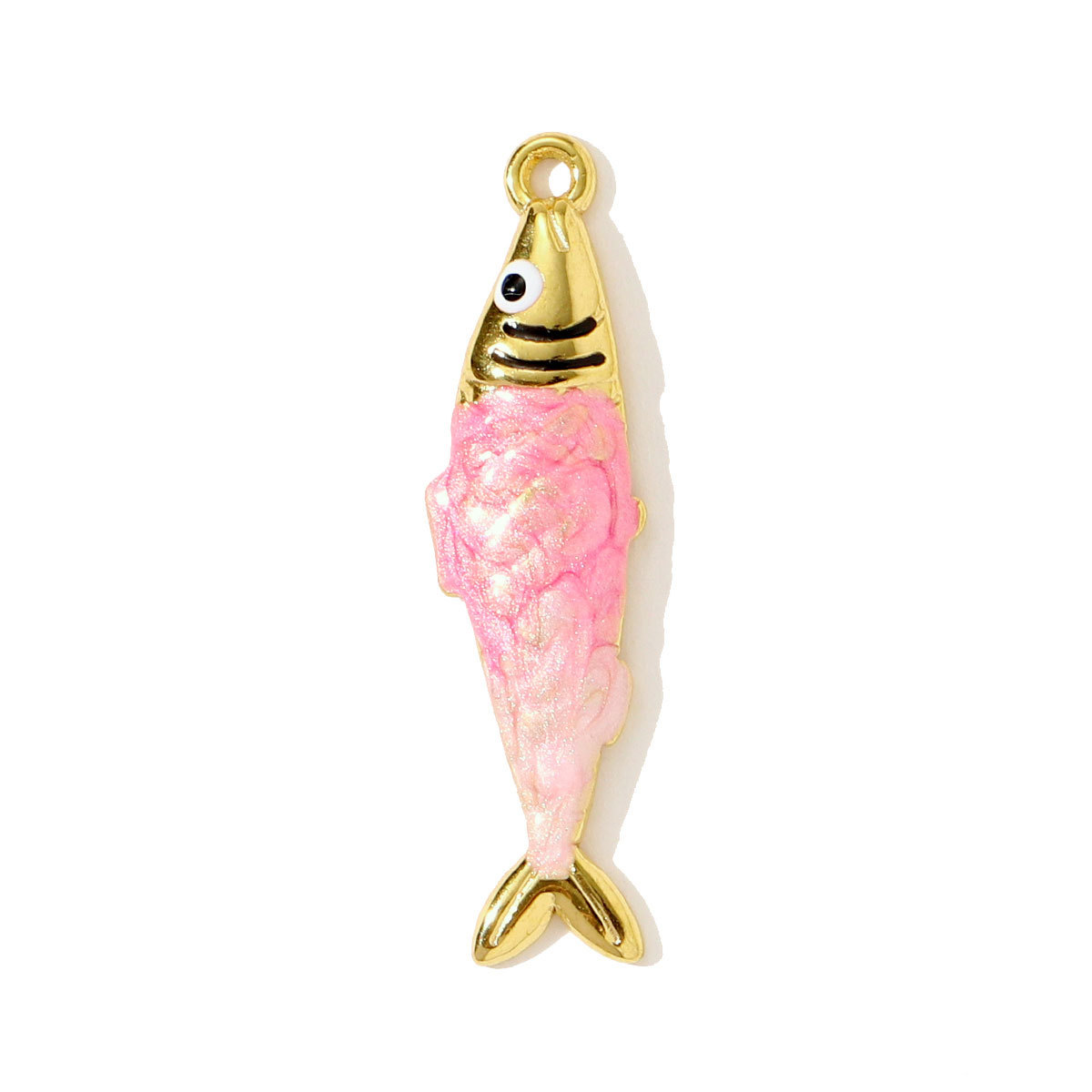 6pcs/pack Wholesale Stainless Steel Fish Mermaid Tail Necklace Pendants Enamel Shell DIY Earring Charms Women Ocena Style Jewelry