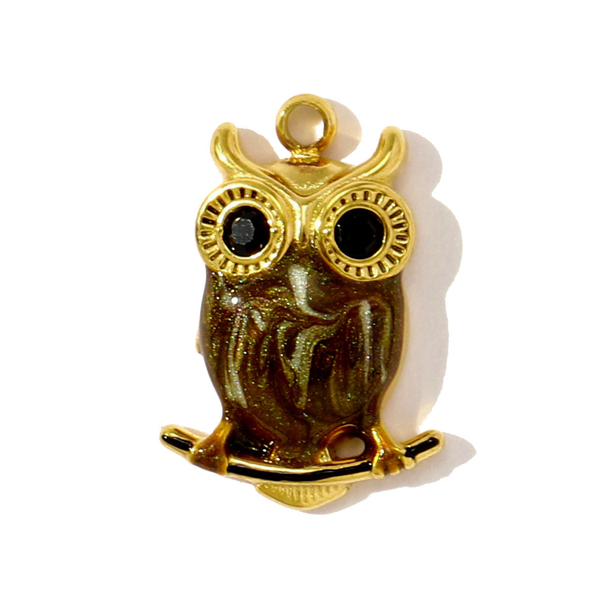 6pcs/pack Enamel Stainless Steel Cute Dog Cat Owl Diy Charms Cake Corn Carrot Necklace Pendants Women Peanut Carambola Jewelry
