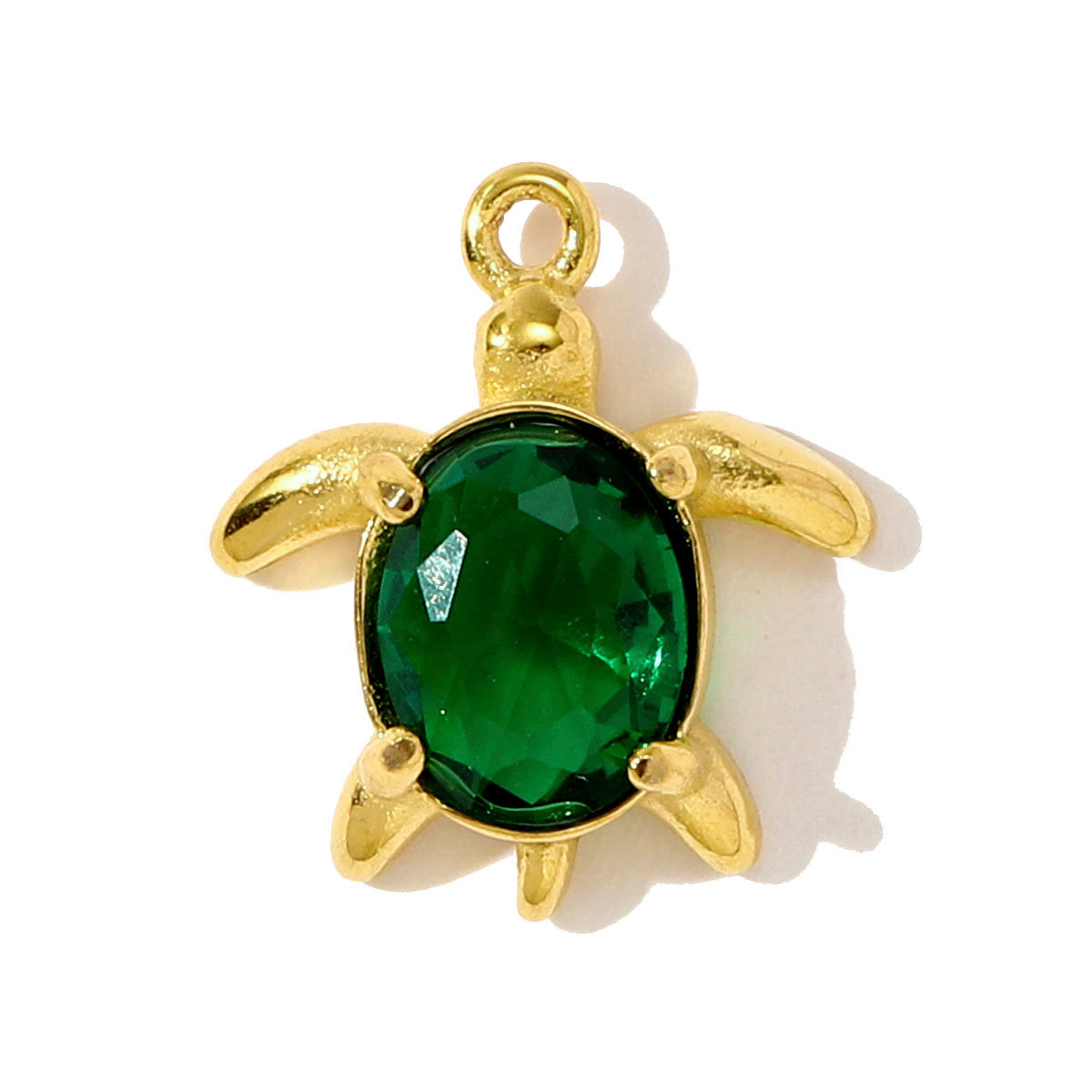 6pcs/pack Stainless Steel Enamel Plam Tree Shell Diy Earring Charms Crab Turtle Jellyfish Necklace Pendants Women Sea Ocean Jewelry