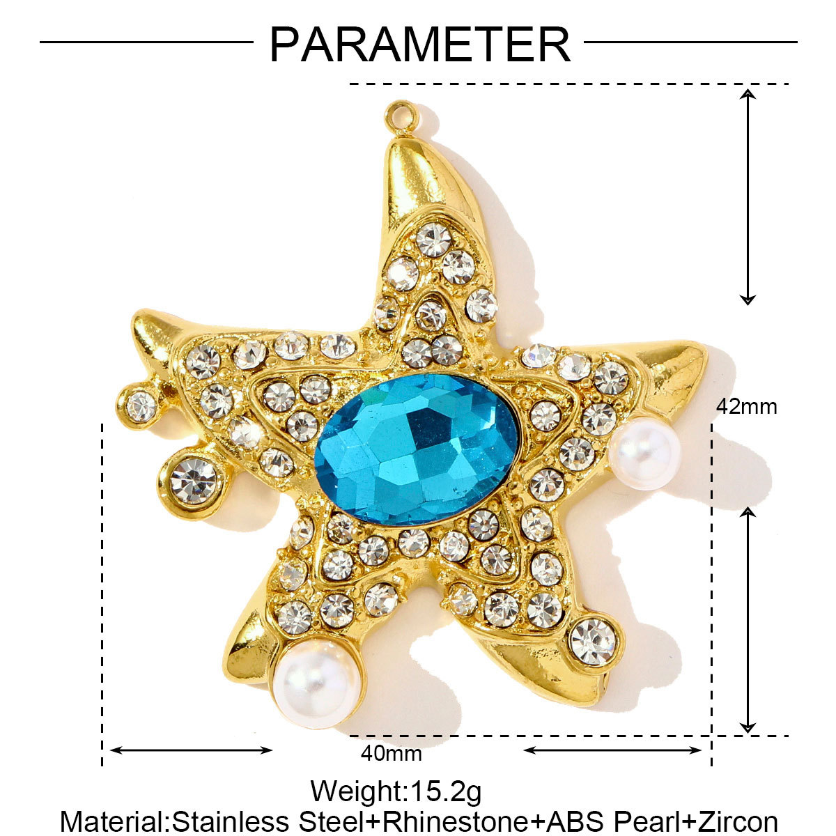 6pcs/pack Stainless Steel Rhinestone Starfish Turtle Diy Charms Enamel Cherry Ladybird Earring Pendants Women Ocean Fish Jewelry