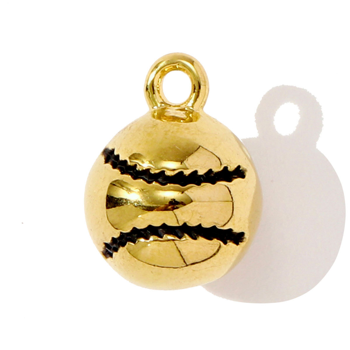 6pcs/pack Stainless Steel Baseball Football Basketball Diy Charms Enamel Ename Dice Necklace Pendants Women Sports Style Jewelry