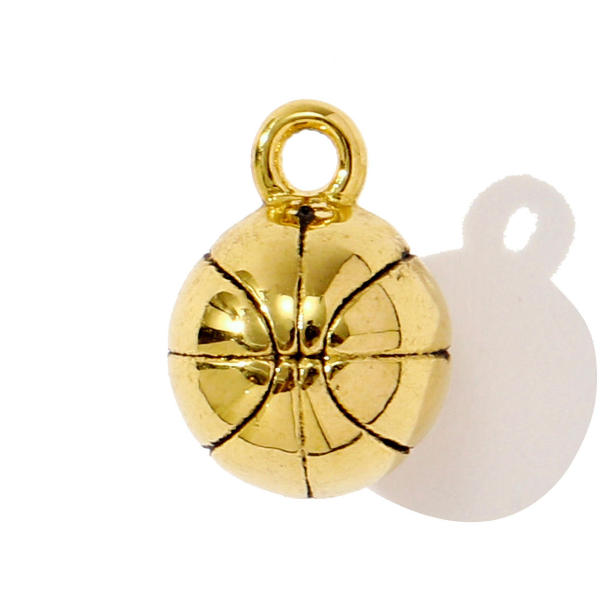 6pcs/pack Stainless Steel Baseball Football Basketball Diy Charms Enamel Ename Dice Necklace Pendants Women Sports Style Jewelry