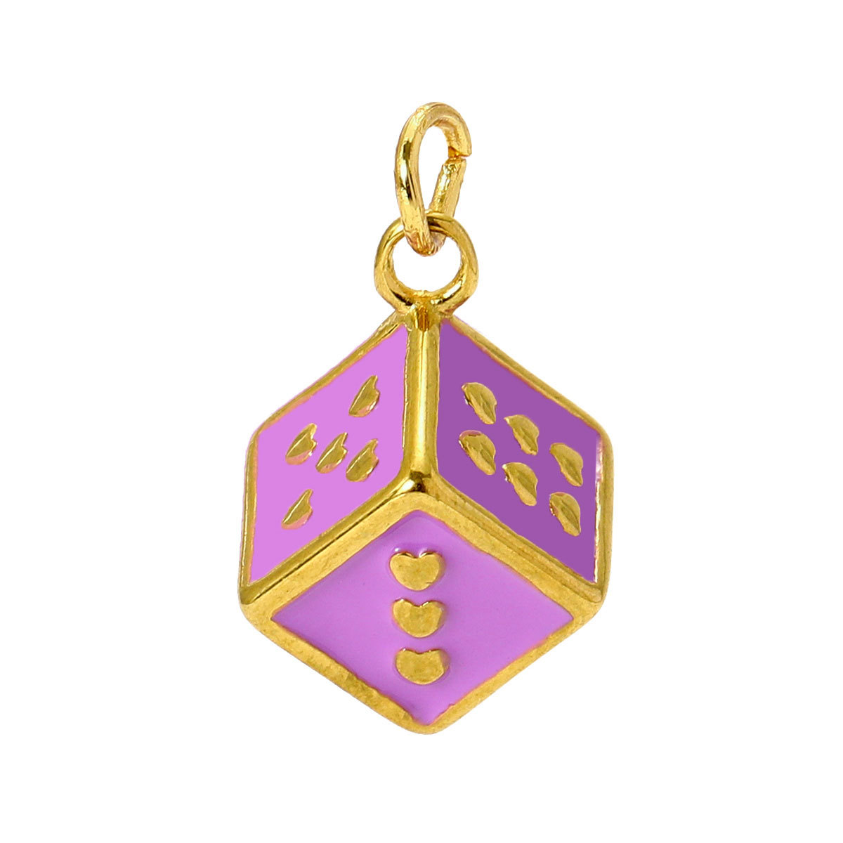 6pcs/pack Stainless Steel Baseball Football Basketball Diy Charms Enamel Ename Dice Necklace Pendants Women Sports Style Jewelry