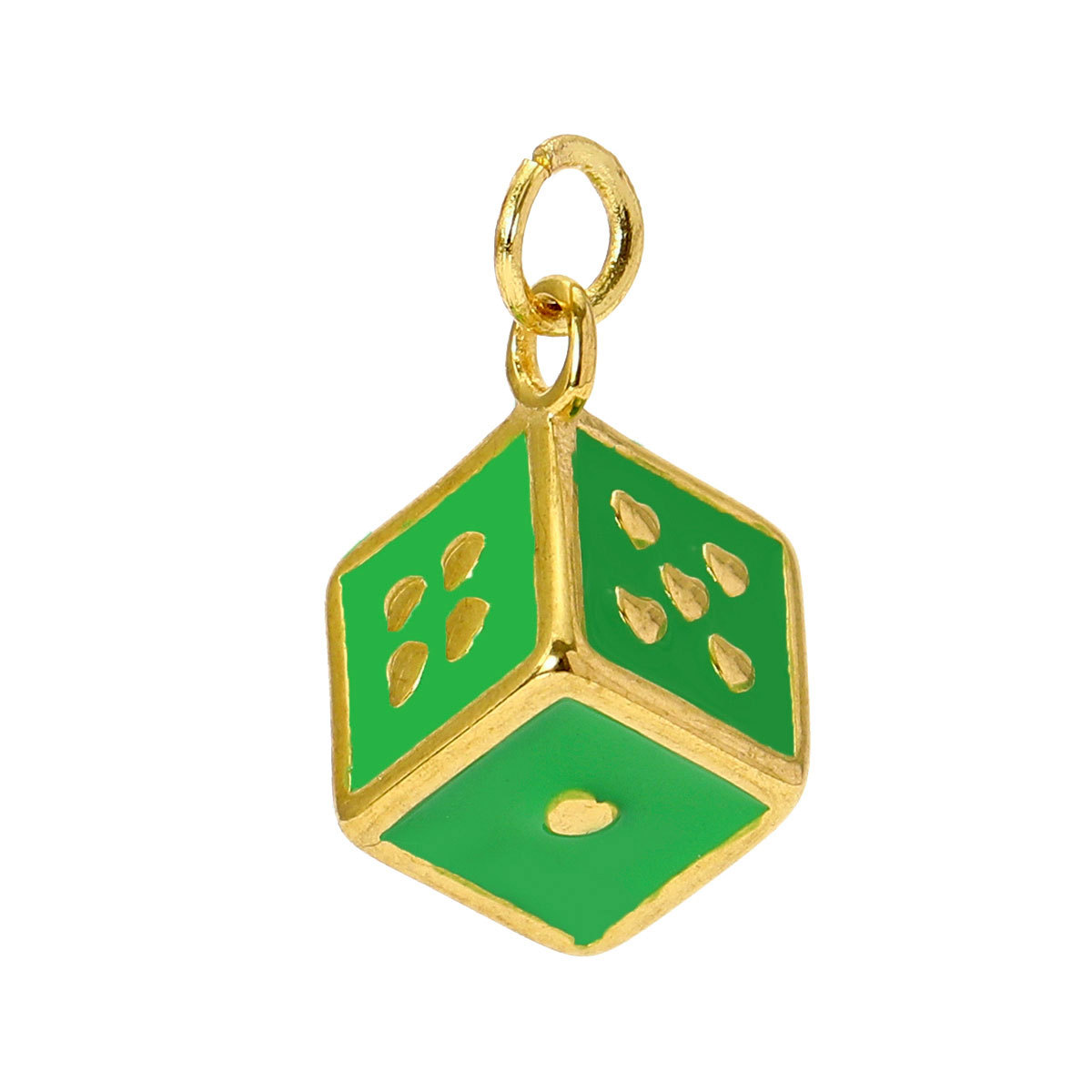 6pcs/pack Stainless Steel Baseball Football Basketball Diy Charms Enamel Ename Dice Necklace Pendants Women Sports Style Jewelry