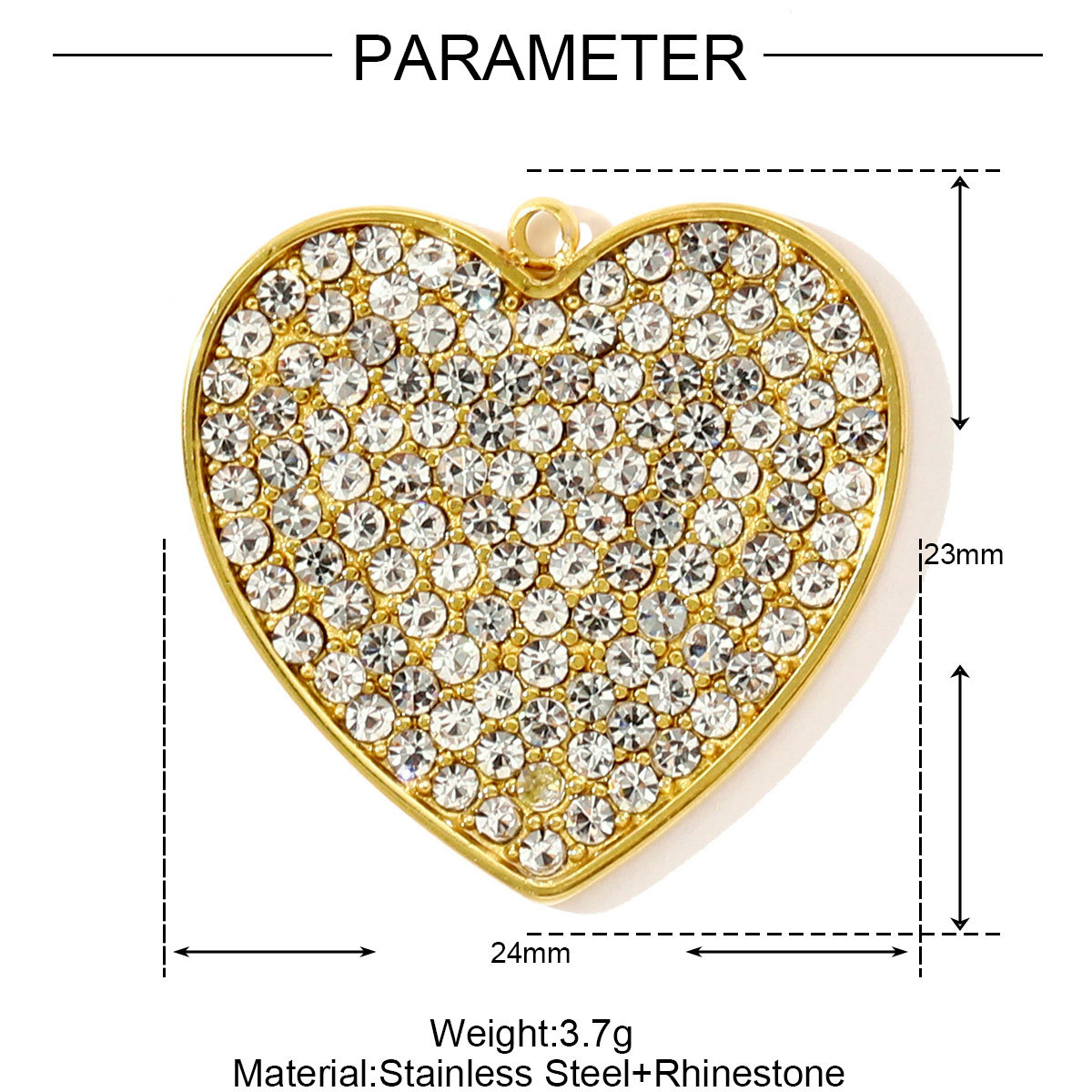 6pcs/pack Stainless Steel Two Tone Love Heart Cross Diy Charms Starfish Butterfly Snake Pendants Women Leaf Flower Jewelry