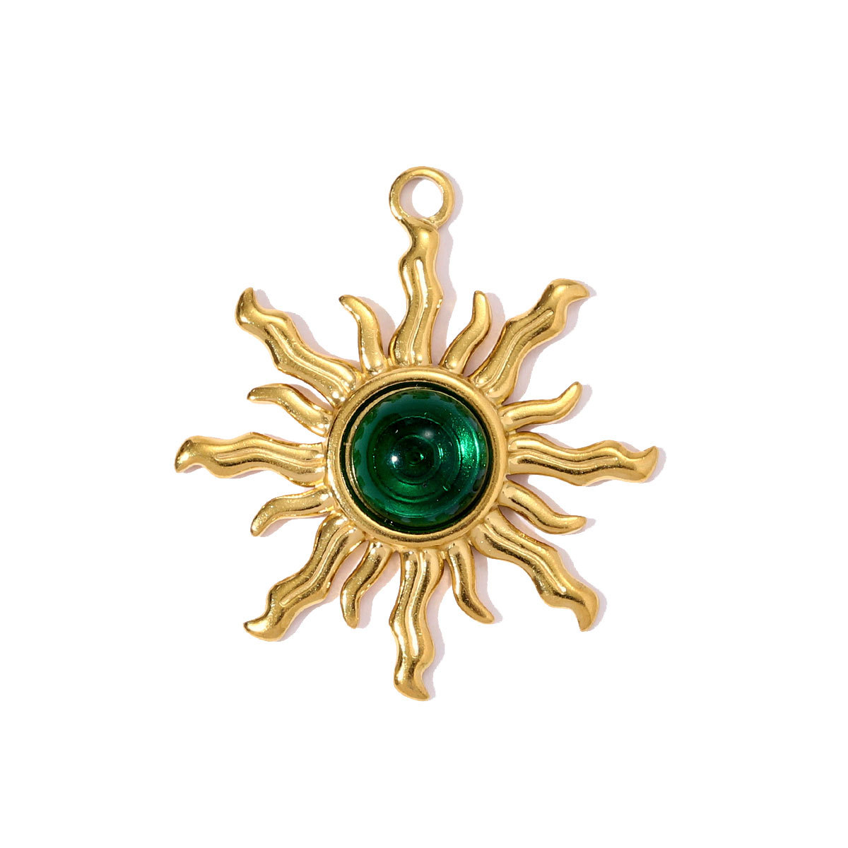 6pcs/pack Fashion Stainless Steel Rhinestone Sun Necklace Pendant Flower DIY Earring Charm Women Bowknot Star Jewelry Wholesale