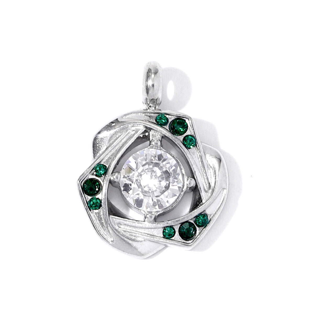6pcs/pack Stainless Steel Camera Cupcake Necklace Pendant Crystal Star Flower DIY Earring Charm Women French Fries Jewelry Wholesale
