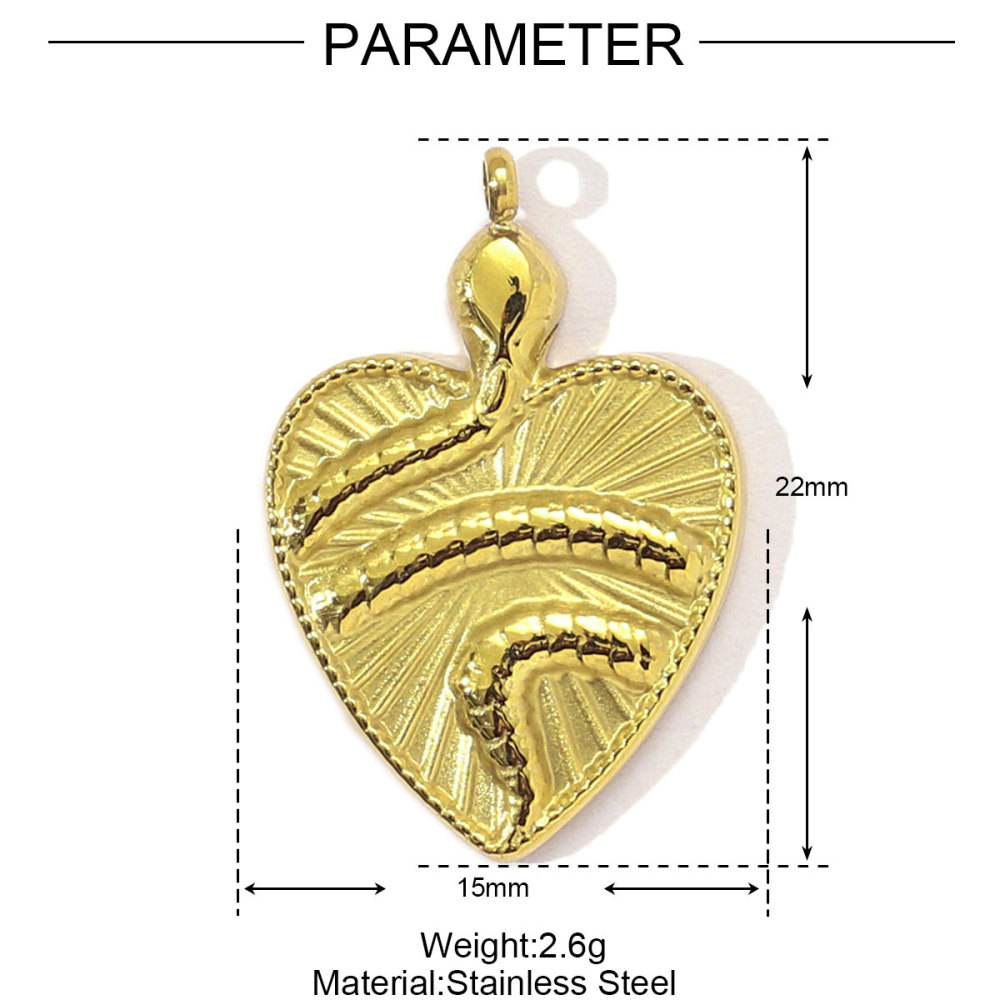 6pcs/pack Enamel Ace of Heart Stainless Steel DIY Earring Charm Clover Candy Sun Tarot Card Pendant Women Necklace Making Jewelry