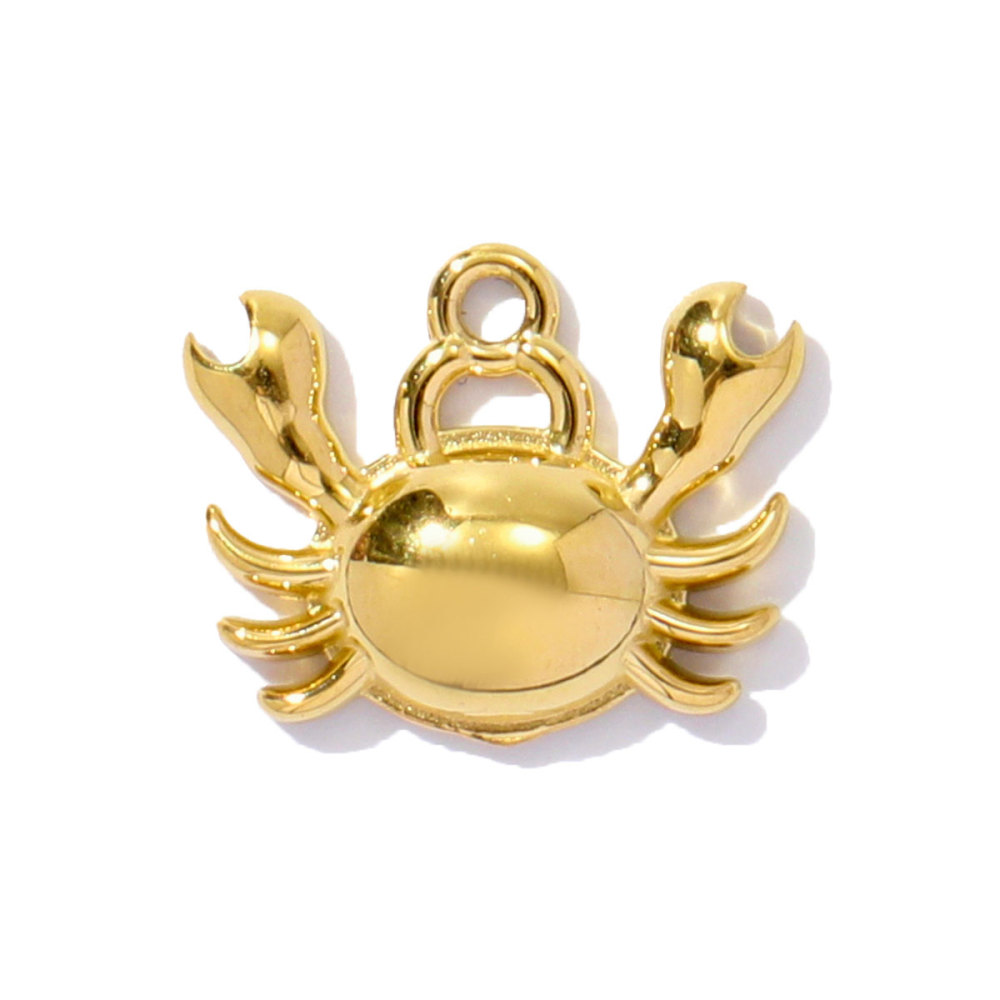 6pcs/pack Stainless Steel Enamel Ice Cream Turtle Cone DIY Charm Woman Coffee Cup Cat Pendant Jewelry Necklace Earring Making