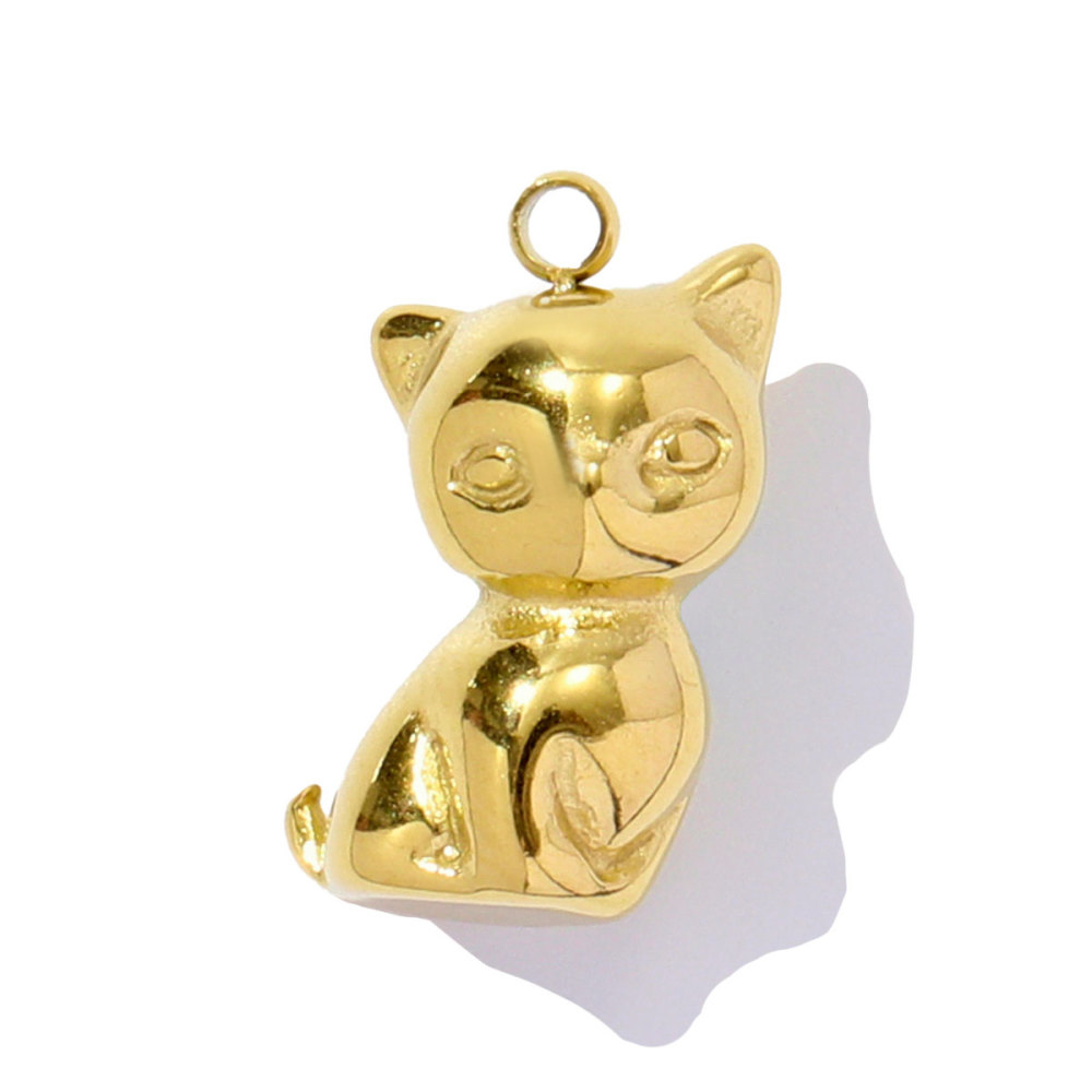 6pcs/pack Stainless Steel Enamel Ice Cream Turtle Cone DIY Charm Woman Coffee Cup Cat Pendant Jewelry Necklace Earring Making