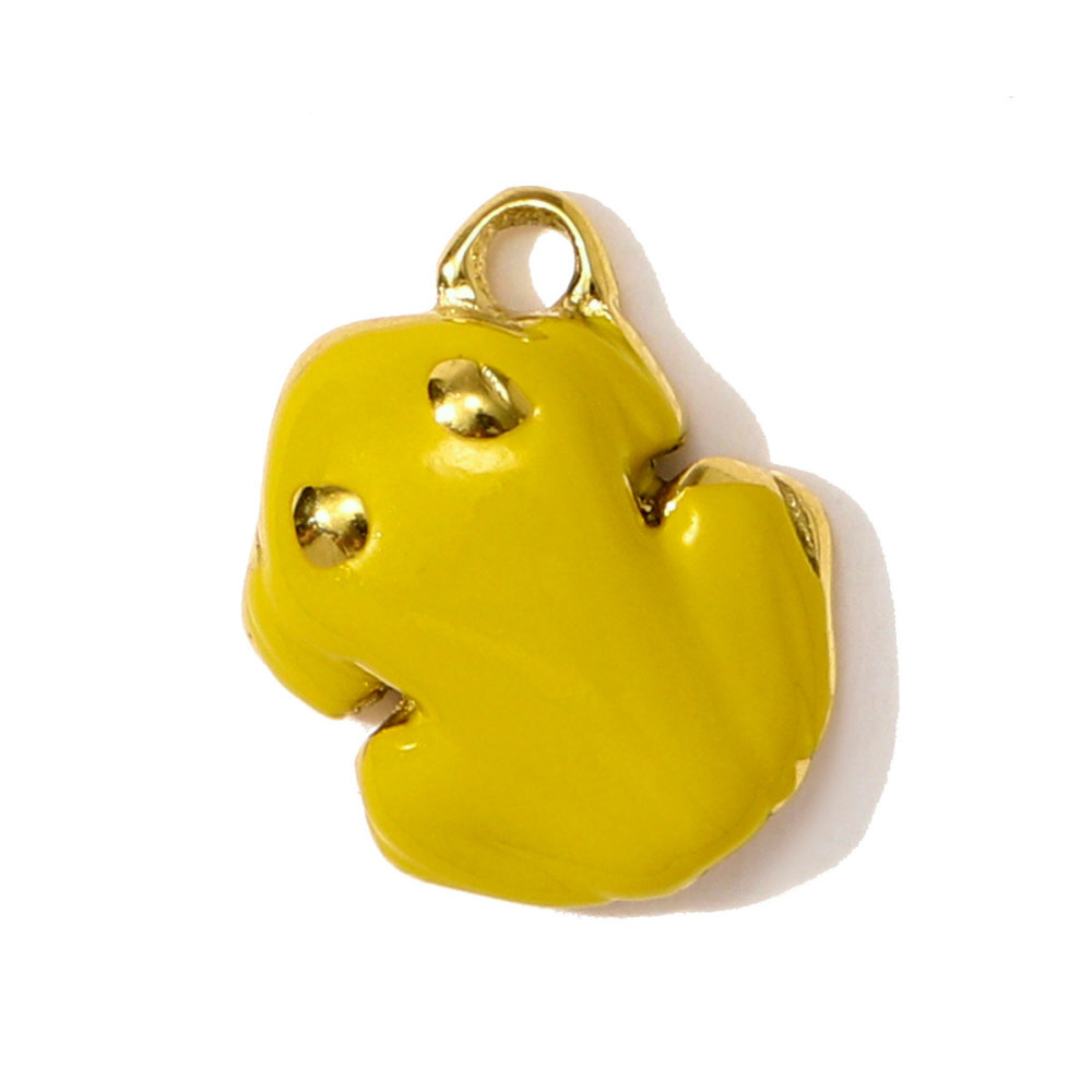 6pcs/pack Stainless Steel Enamel Giraffe Frog Necklace Pendants Painted Plam Tree Ladybird DIY Charms Women Love Heart Jewelry