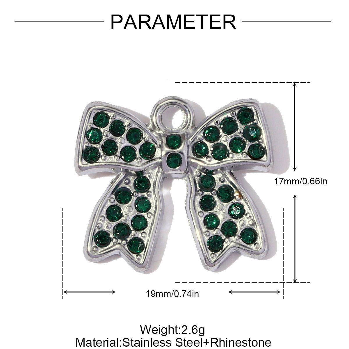 6pcs/pack Stainless Steel Enamel Lady Mask Necklace Pendant Crystal Bowknot DIY Earring Charm Women Crown Heart Jewelry Wholesale
