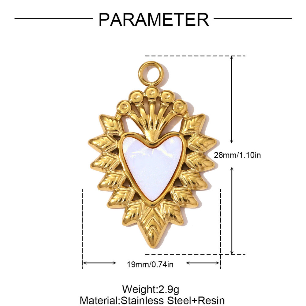 6pcs/pack Stainless Steel Enamel Lady Mask Necklace Pendant Crystal Bowknot DIY Earring Charm Women Crown Heart Jewelry Wholesale