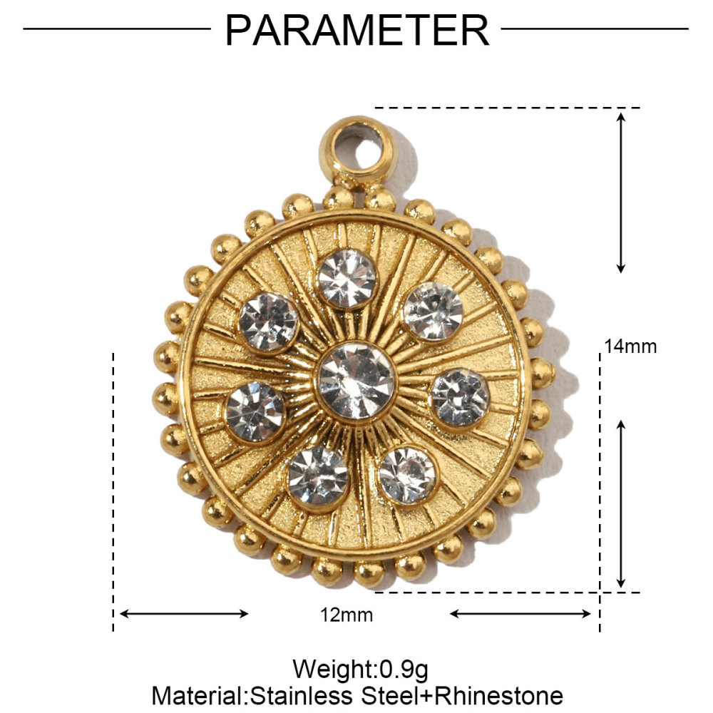 6pcs/pack Butterfly Star Stainless Steel Diy Charms Women Heart Moon Elephant Earring Necklace Pendant Hand Star Jewelry