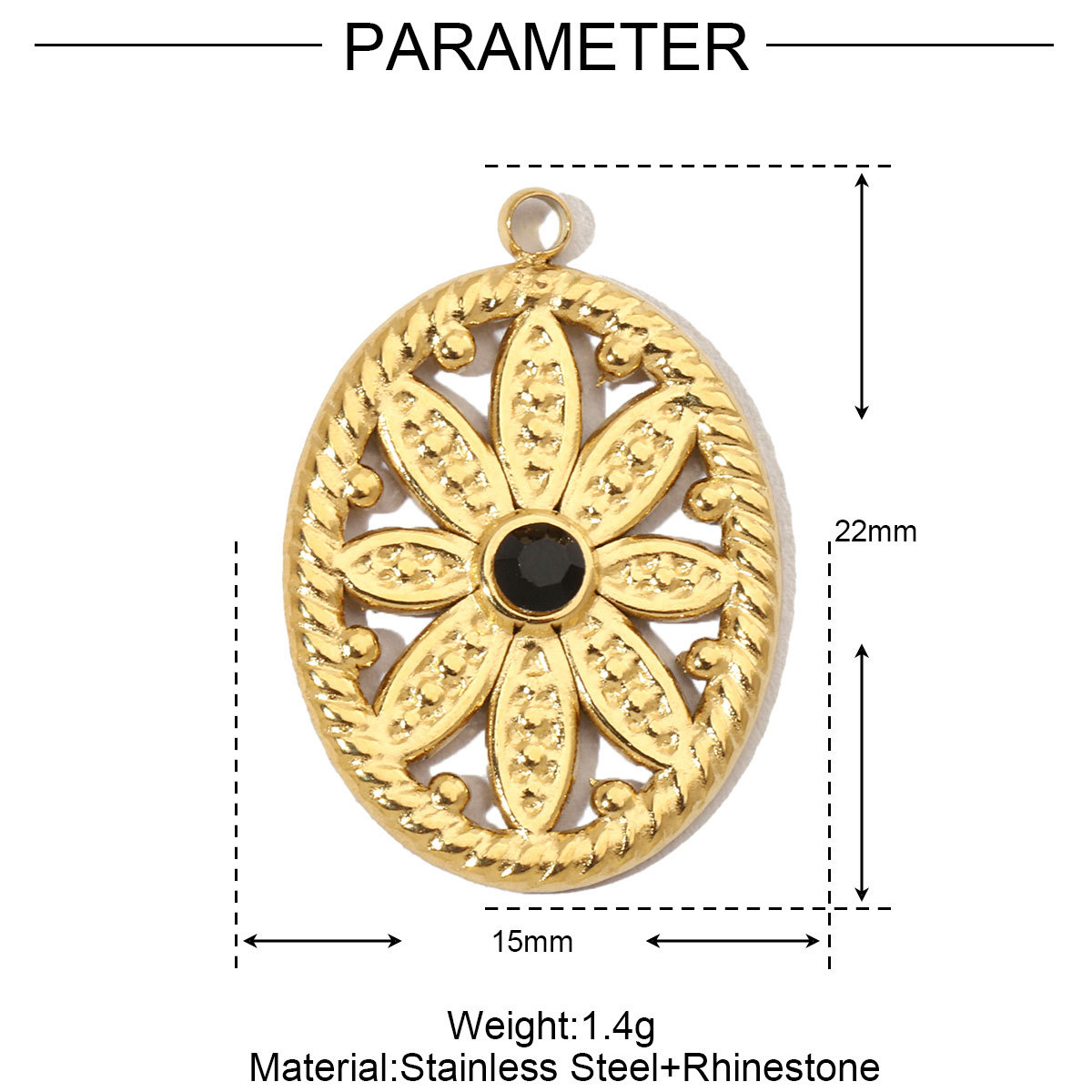6pcs/pack Butterfly Star Stainless Steel Diy Charms Women Heart Moon Elephant Earring Necklace Pendant Hand Star Jewelry