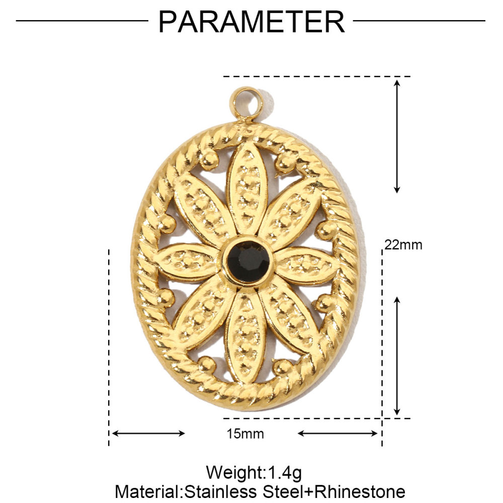 6pcs/pack Butterfly Star Stainless Steel Diy Charms Women Heart Moon Elephant Earring Necklace Pendant Hand Star Jewelry