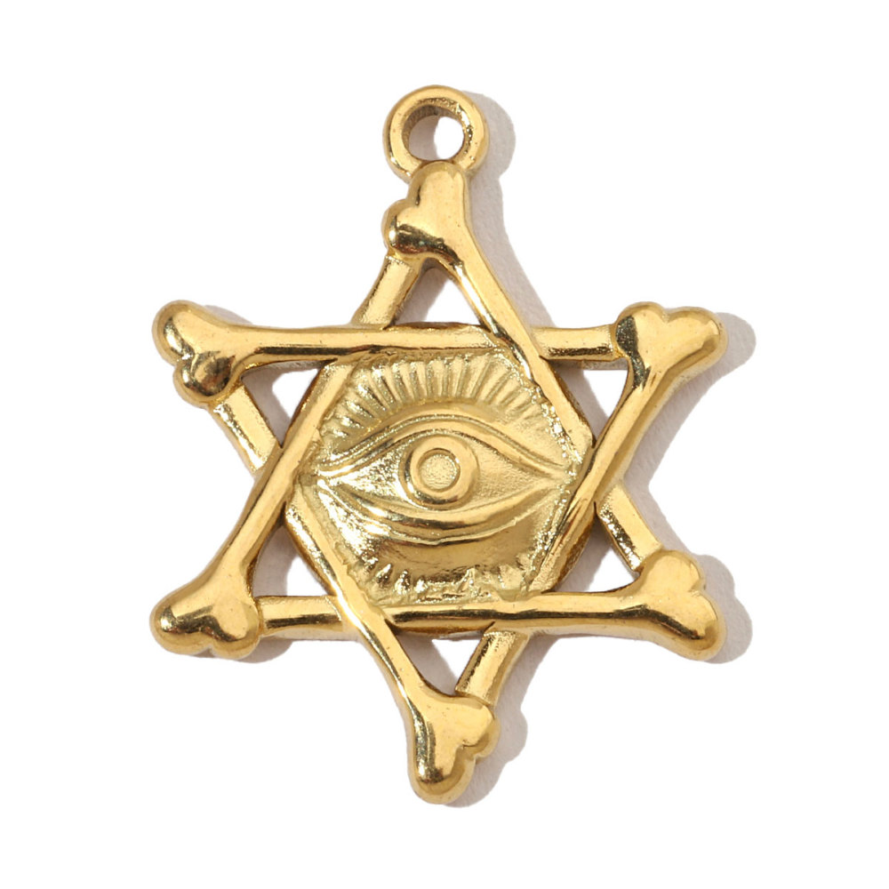 6pcs/pack French Antique Shell Sun Stainless Steel Diy Charms Women Starfish Earring Necklace Pendant Heart Jewelry