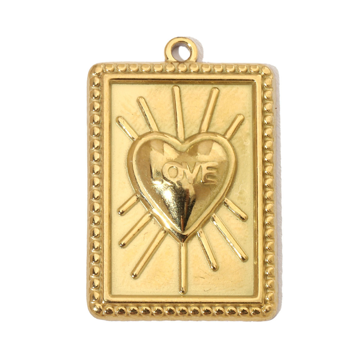 6pcs/pack French Antique Shell Sun Stainless Steel Diy Charms Women Starfish Earring Necklace Pendant Heart Jewelry