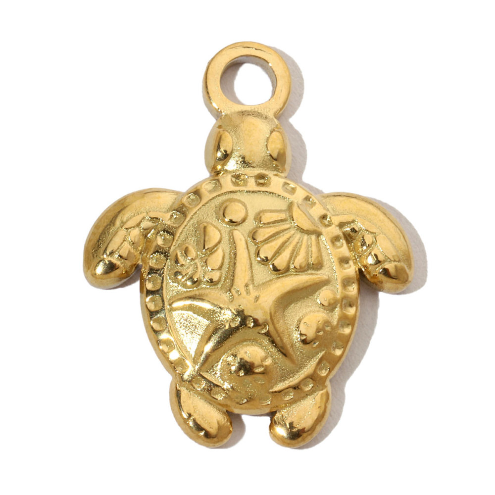 6pcs/pack French Antique Coin Sun Stainless Steel Diy Charms Women Heart Butterfly Earring Necklace Pendant Croissant Jewelry