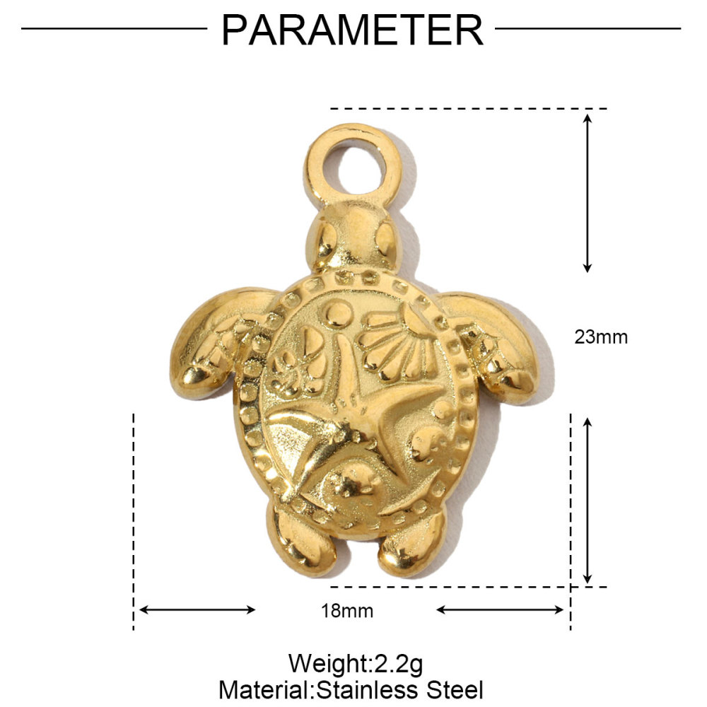 6pcs/pack French Antique Coin Sun Stainless Steel Diy Charms Women Heart Butterfly Earring Necklace Pendant Croissant Jewelry