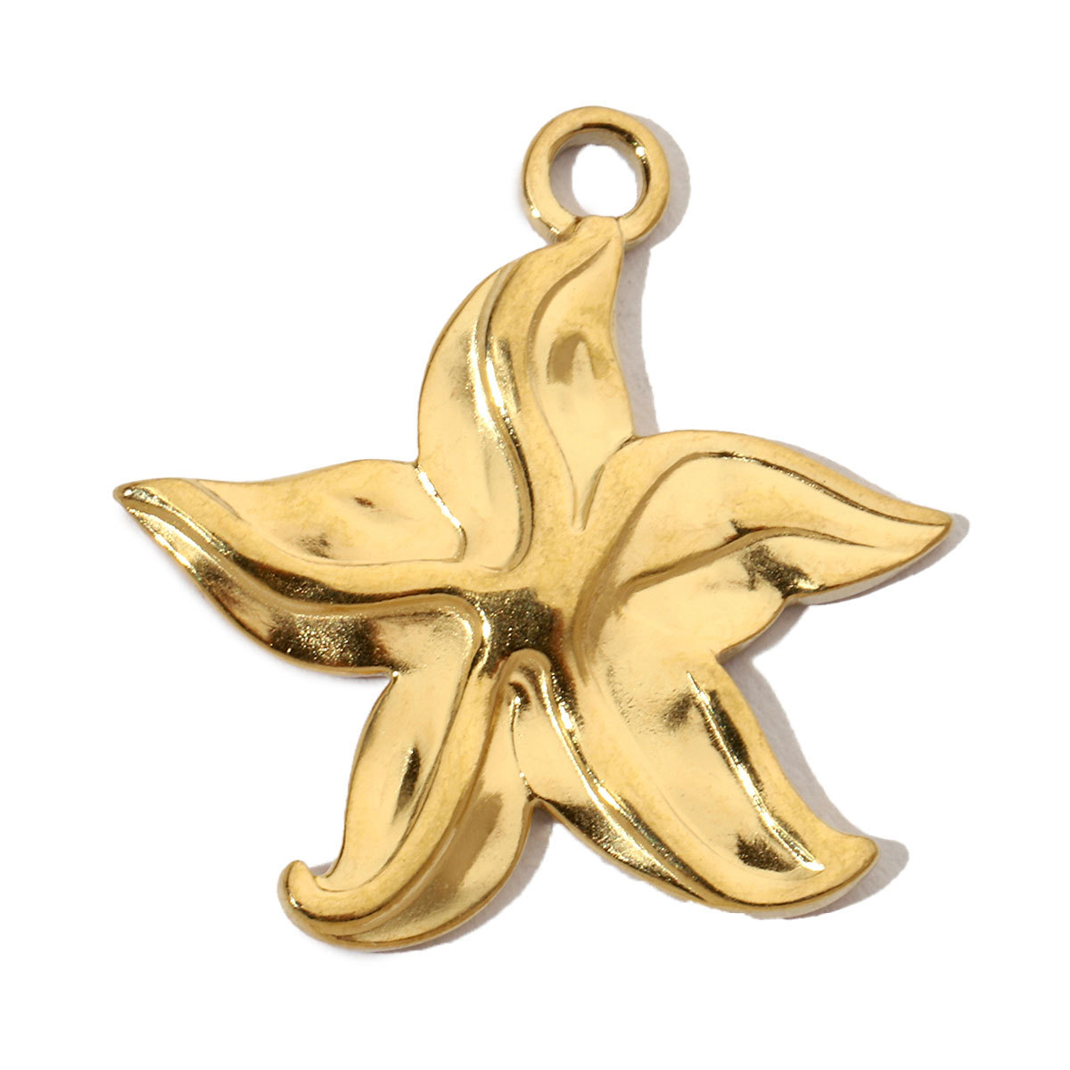 6pcs/pack French Antique Coin Sun Stainless Steel Diy Charms Women Heart Butterfly Earring Necklace Pendant Croissant Jewelry