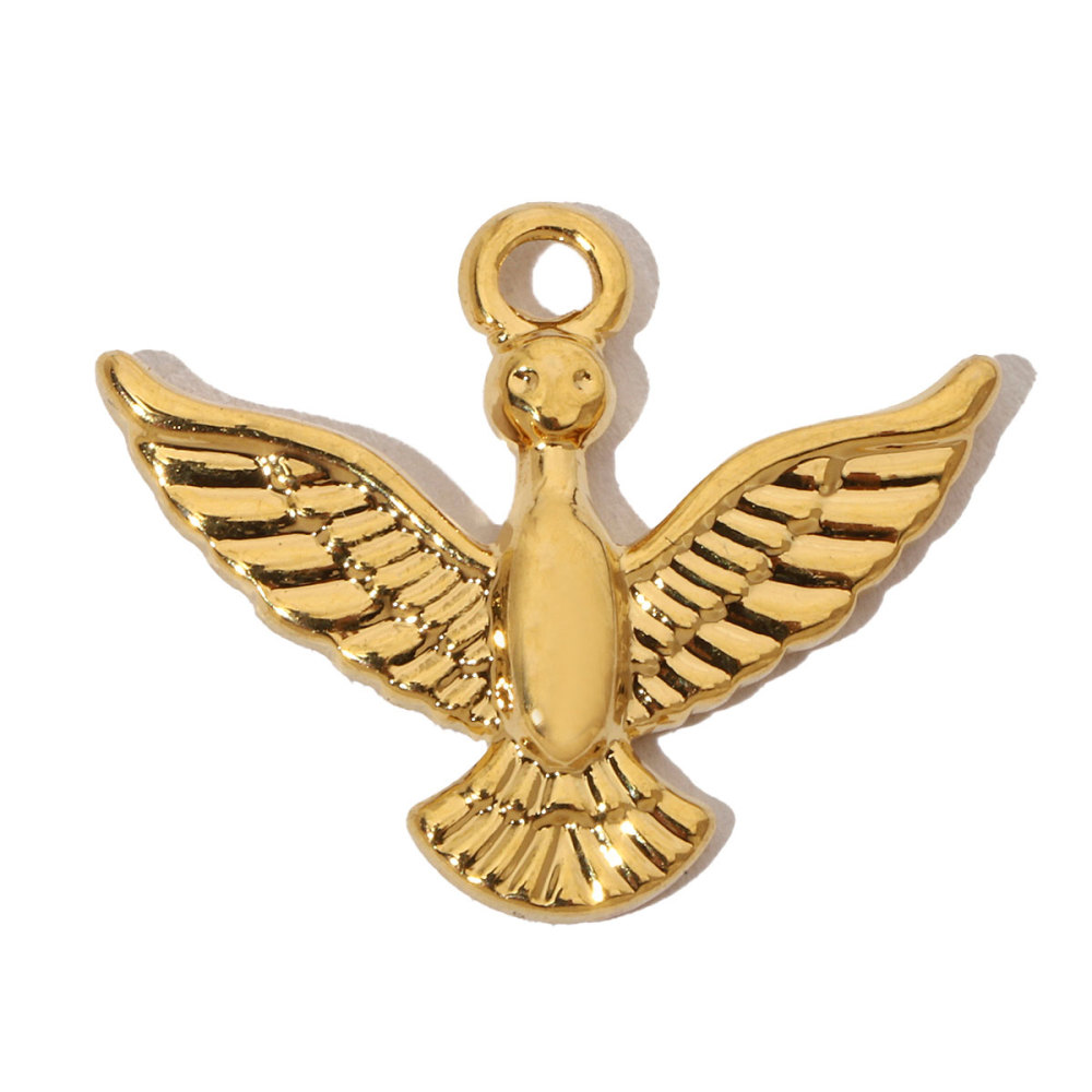 6pcs/pack French Shell Shark Stainless Steel Diy Charms Women Bee Hummingbird Necklace Pendant Sun Bracelets Jewelry