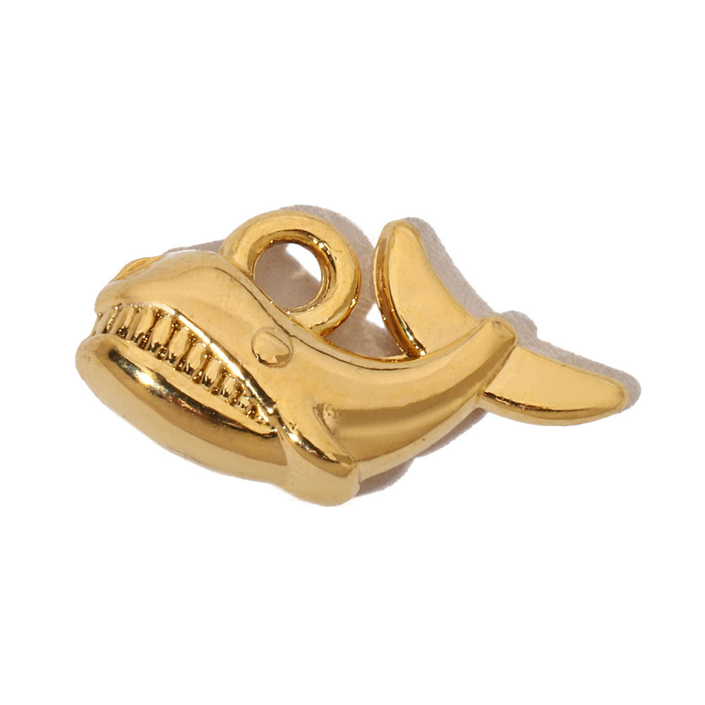 6pcs/pack French Shell Shark Stainless Steel Diy Charms Women Bee Hummingbird Necklace Pendant Sun Bracelets Jewelry