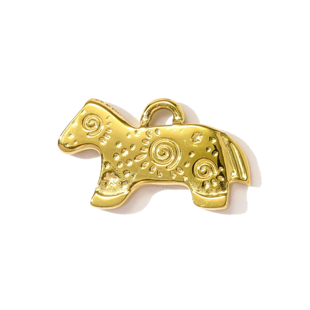 6pcs/pack Cute Stainless Steel Coffe Cup Doughnut Necklace Pendants Enamel Dog Bow Knot DIY Charms Women Love Heart Jewelry