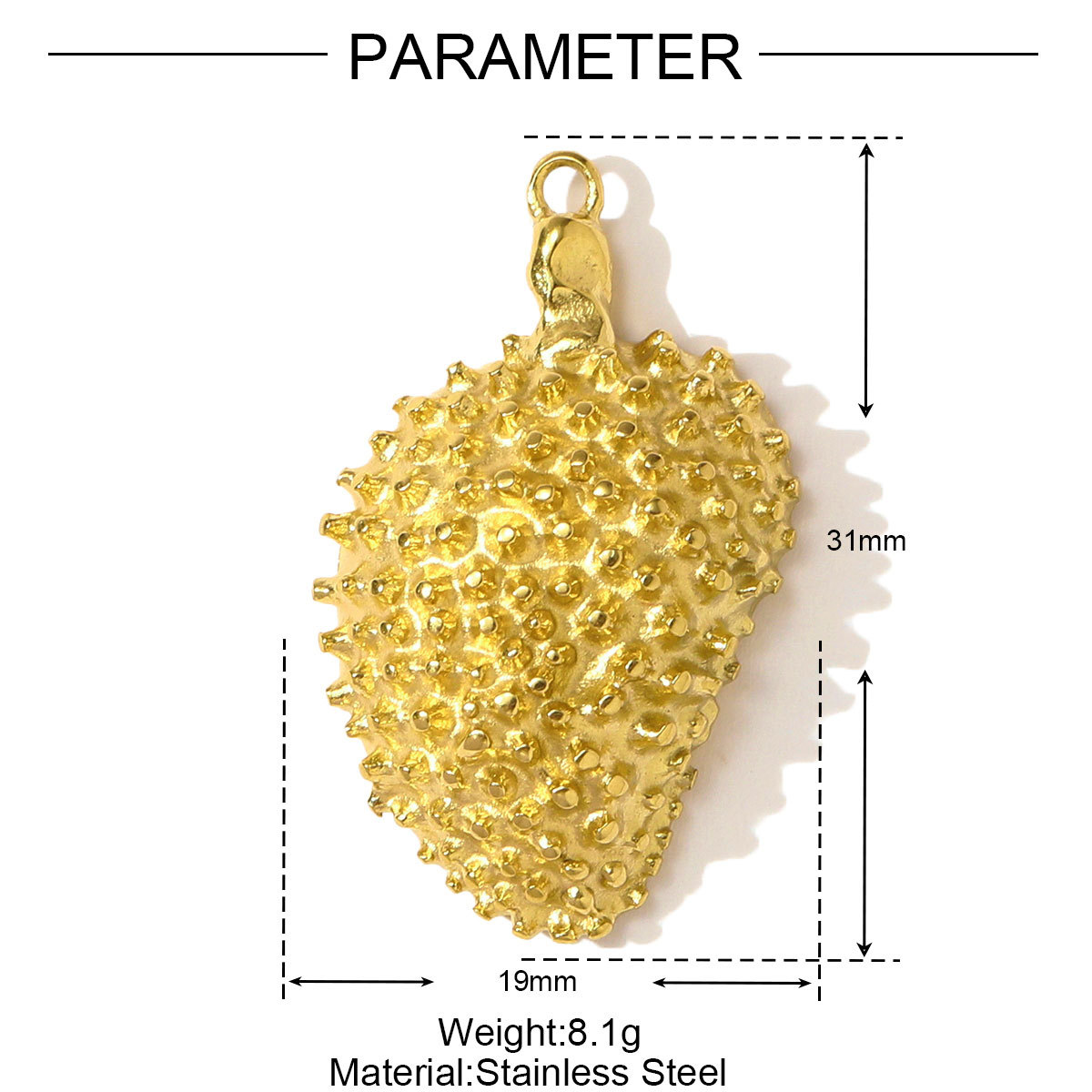 6pcs/pack French Retro Stainless Steel Love Heart Leaf Necklace Pendants Durian Axe DIY Earring Charms Women Dragonfly Jewelry