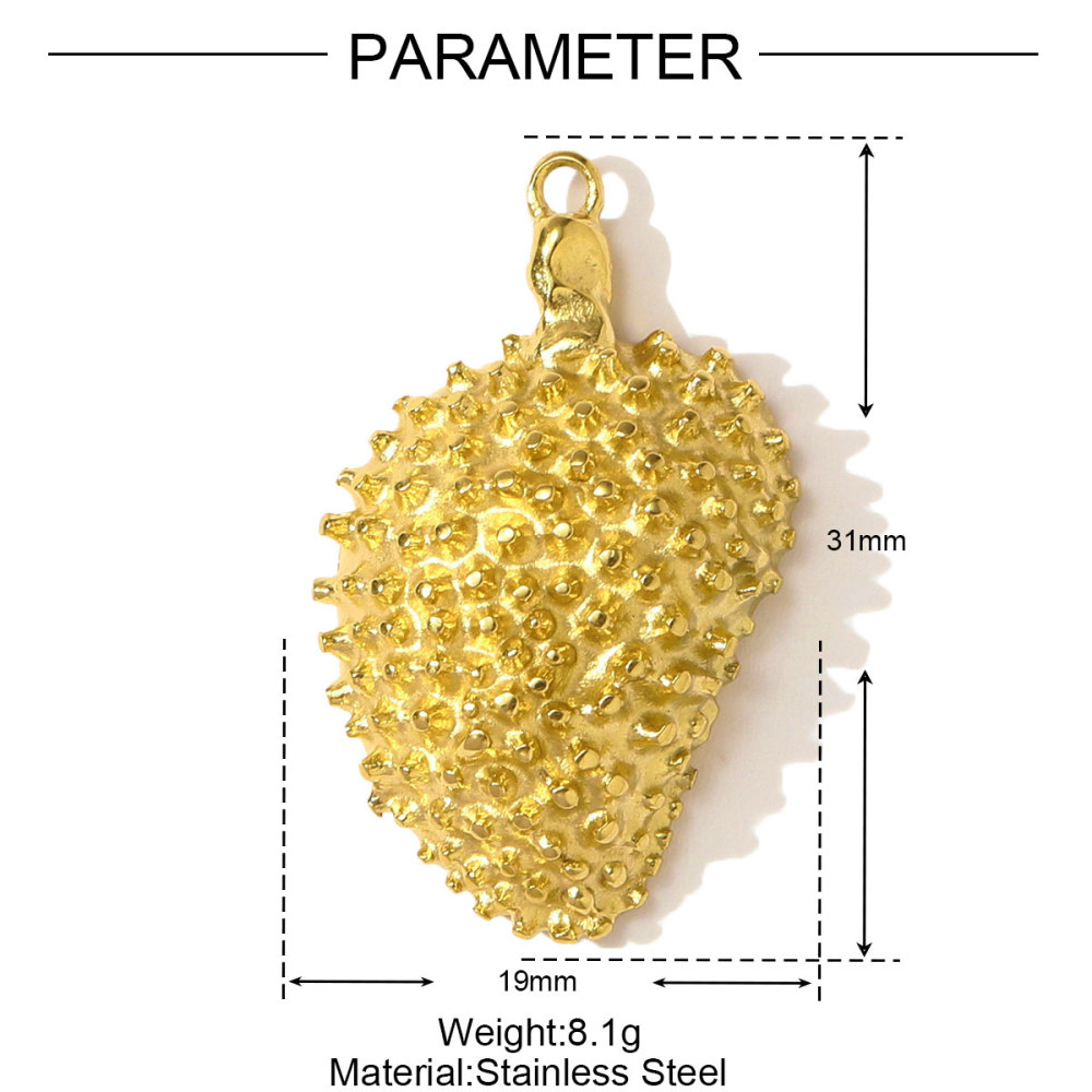 6pcs/pack French Retro Stainless Steel Love Heart Leaf Necklace Pendants Durian Axe DIY Earring Charms Women Dragonfly Jewelry