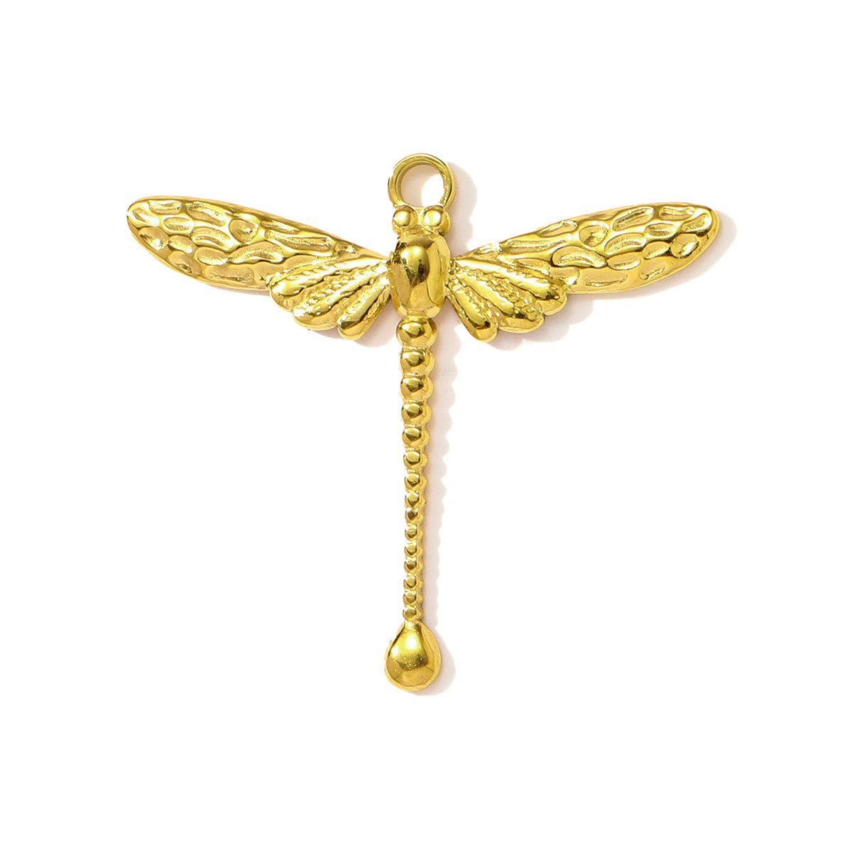 6pcs/pack French Retro Stainless Steel Love Heart Leaf Necklace Pendants Durian Axe DIY Earring Charms Women Dragonfly Jewelry