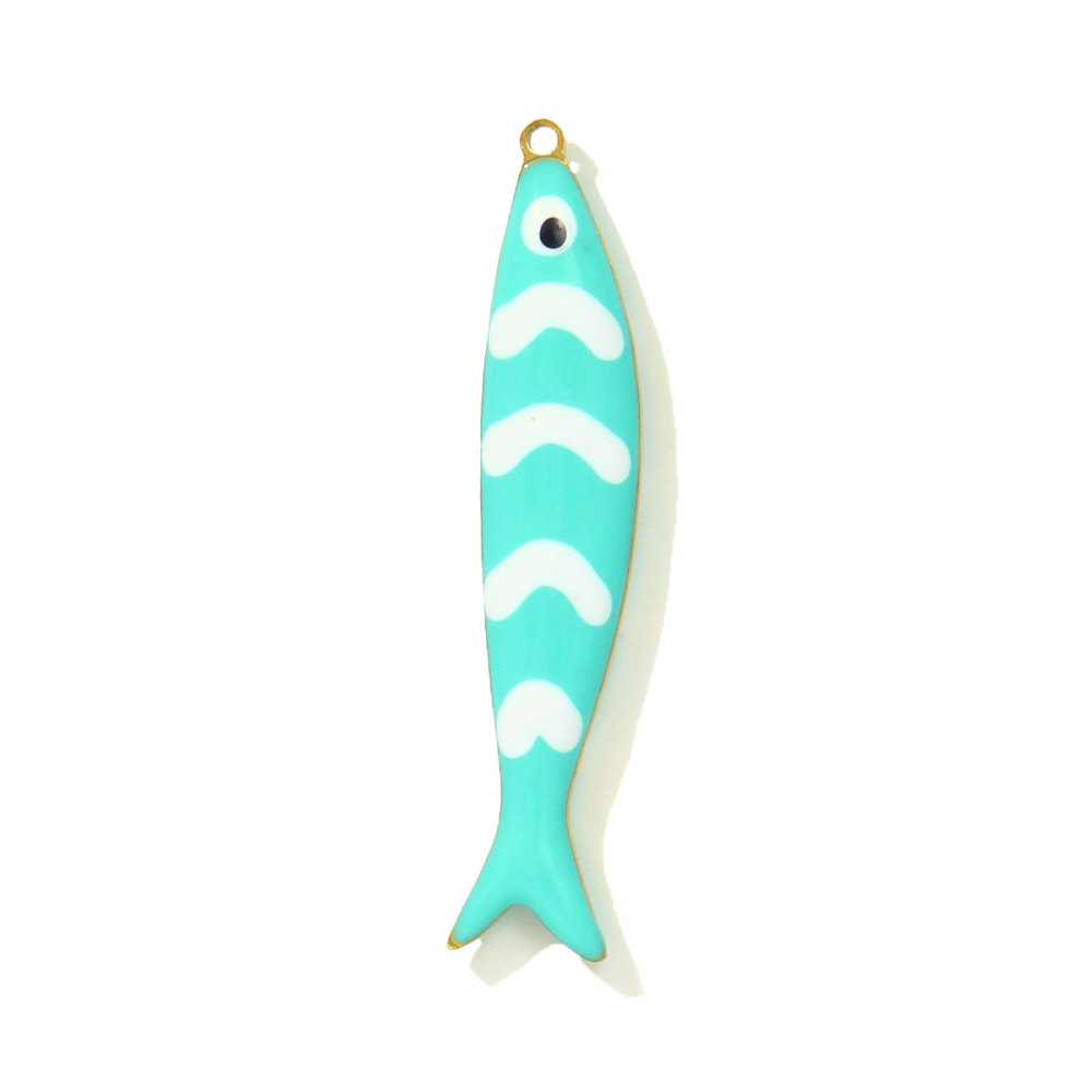 6pcs/pack Fashion Stainless Steel Enamel Shell DIY Charms Mermaid Tail Necklace Pendants Women Sea Fish Jewelry Wholesale