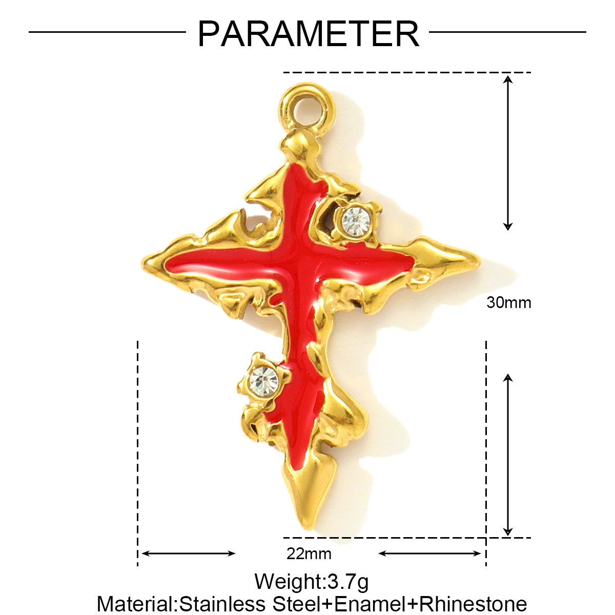 6pcs/pack Enamel Oval Cross Star Stainless Steel DIY Charms Butter Fruit Sun Necklace Pendants Woman Eye Heart Jewelry Wholesale