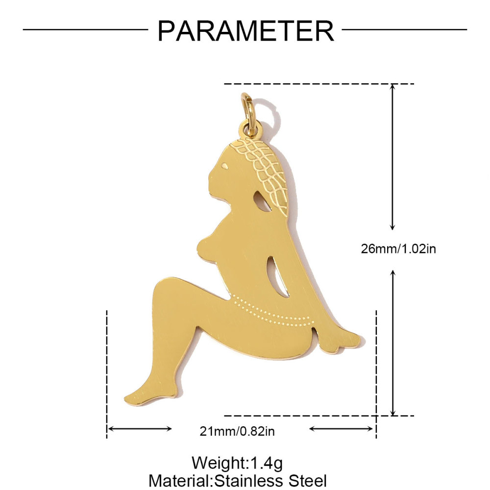 6pcs/pack Stainless Steel Reversible Roman coins Necklace Pendant Skateboard DIY Charm Women The Beauty Lady Jewelry Wholesale