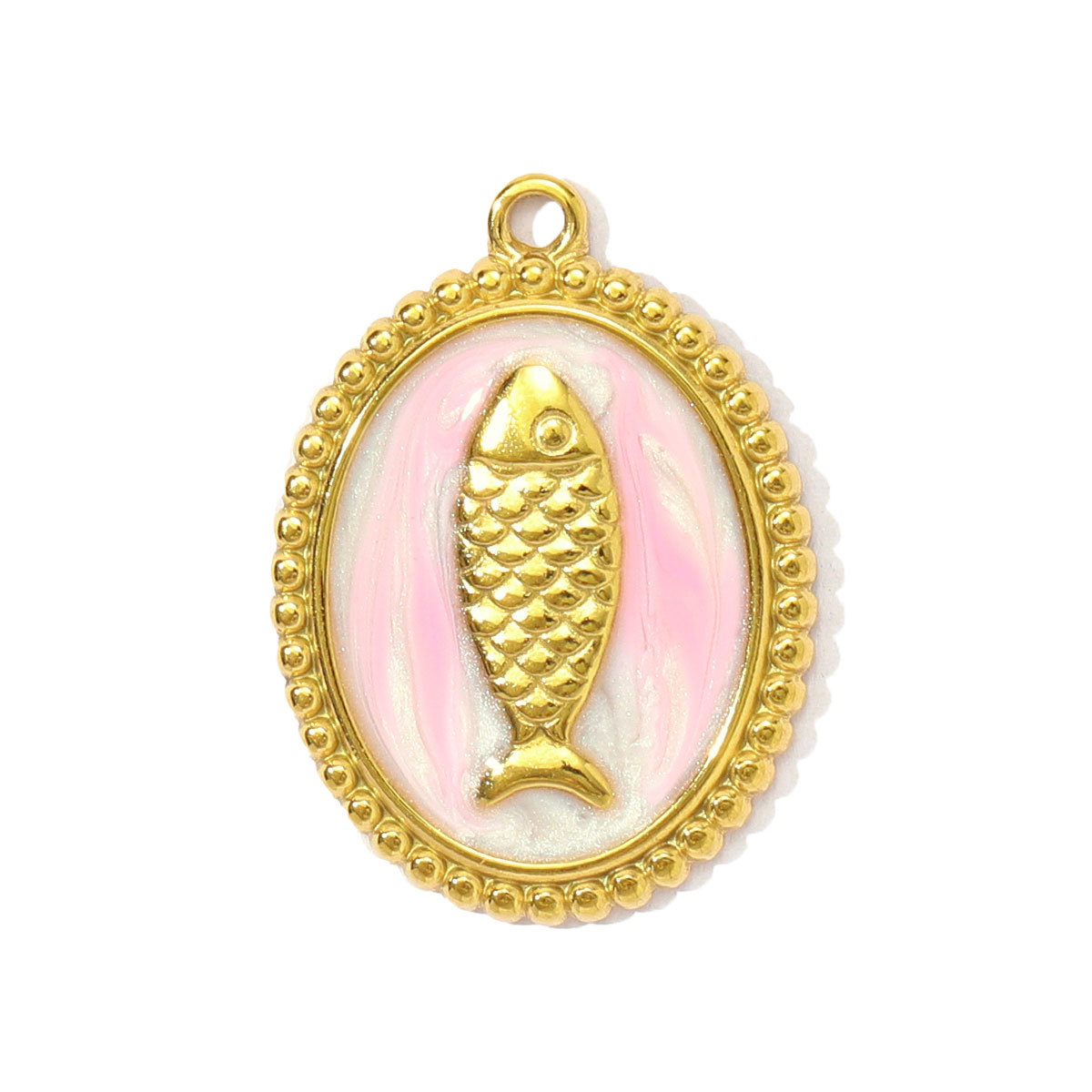 6pcs/pack Stainless Steel Enamel Abalone Shell Sea Turtle DIY Charm Women Spiral Seashell Necklace Pendant Ocean Theme Jewelry