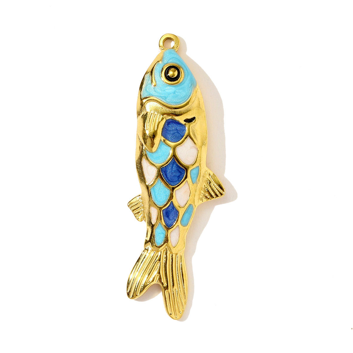 6pcs/pack Stainless Steel Enamel Abalone Shell Sea Turtle DIY Charm Women Spiral Seashell Necklace Pendant Ocean Theme Jewelry