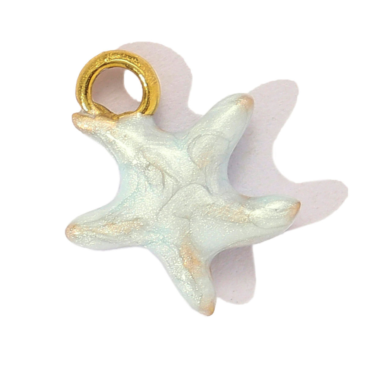 6pcs/pack Stainless Steel Enamel Coral Shrimp DIY Earring Charms Ocean Style Fish Bone Necklace Pendants Woman Beach Jewelry
