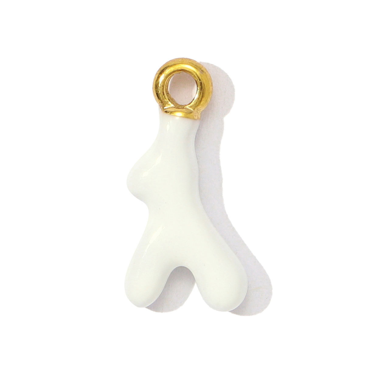 6pcs/pack Stainless Steel Enamel Coral Shrimp DIY Earring Charms Ocean Style Fish Bone Necklace Pendants Woman Beach Jewelry