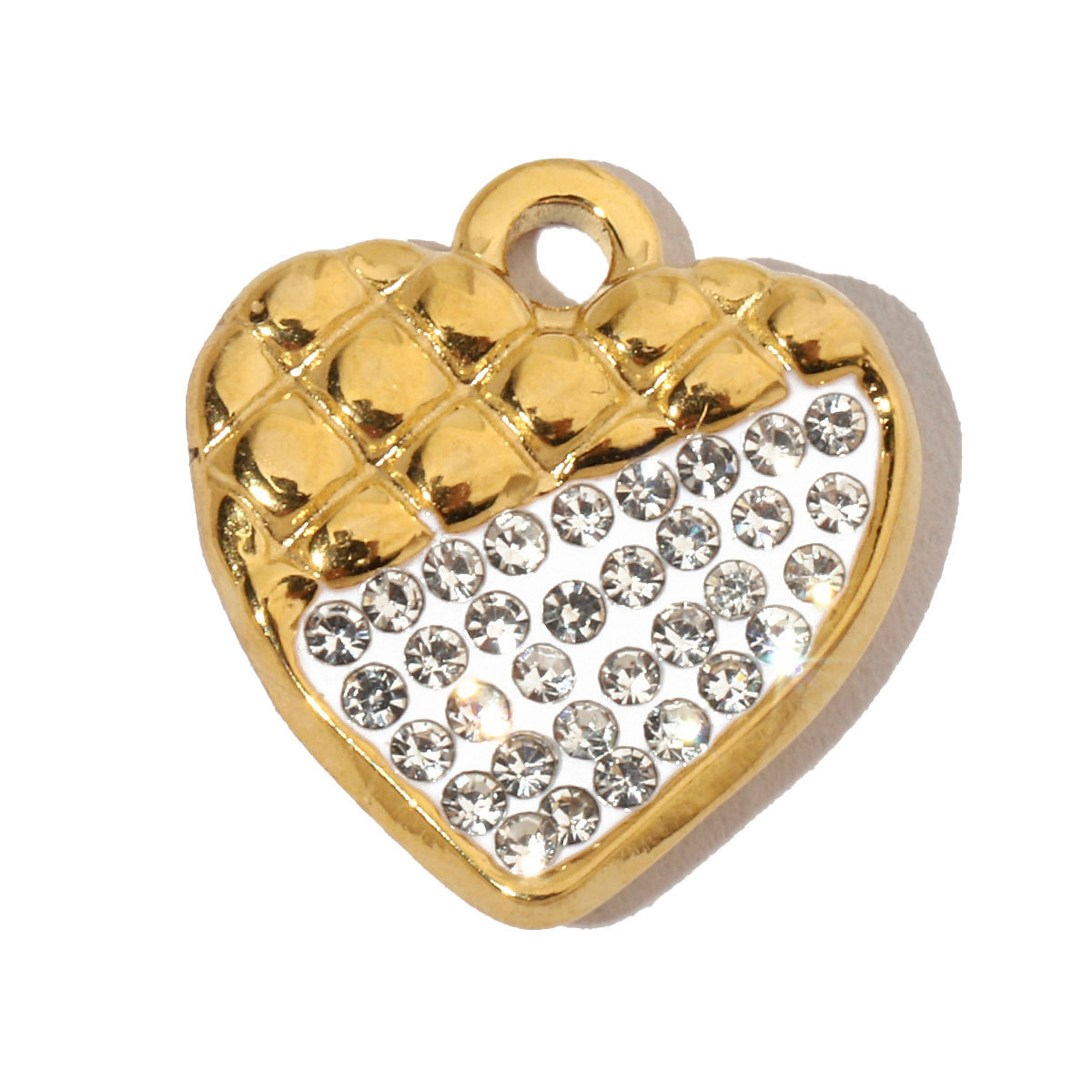6pcs/pack French Crystal Star Heart Stainless Steel Diy Charms Women Starfish Butterfly Necklace Pendant Turtle Jewelry