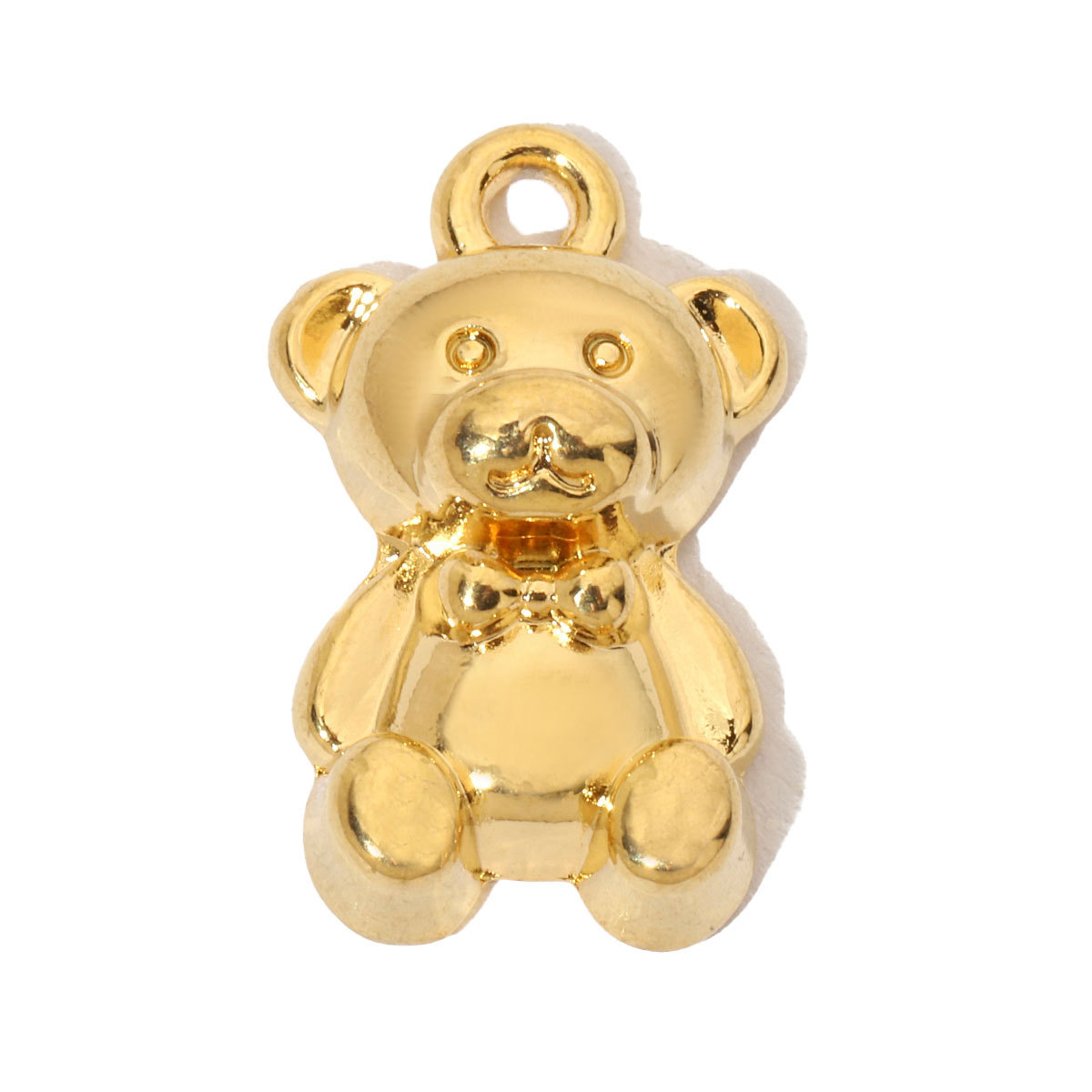 6pcs/pack French Crystal Bear Stainless Steel Bracelet Charm Women Fishbone Elephant Necklace Pendant DIY Snake Butterfly Jewelry