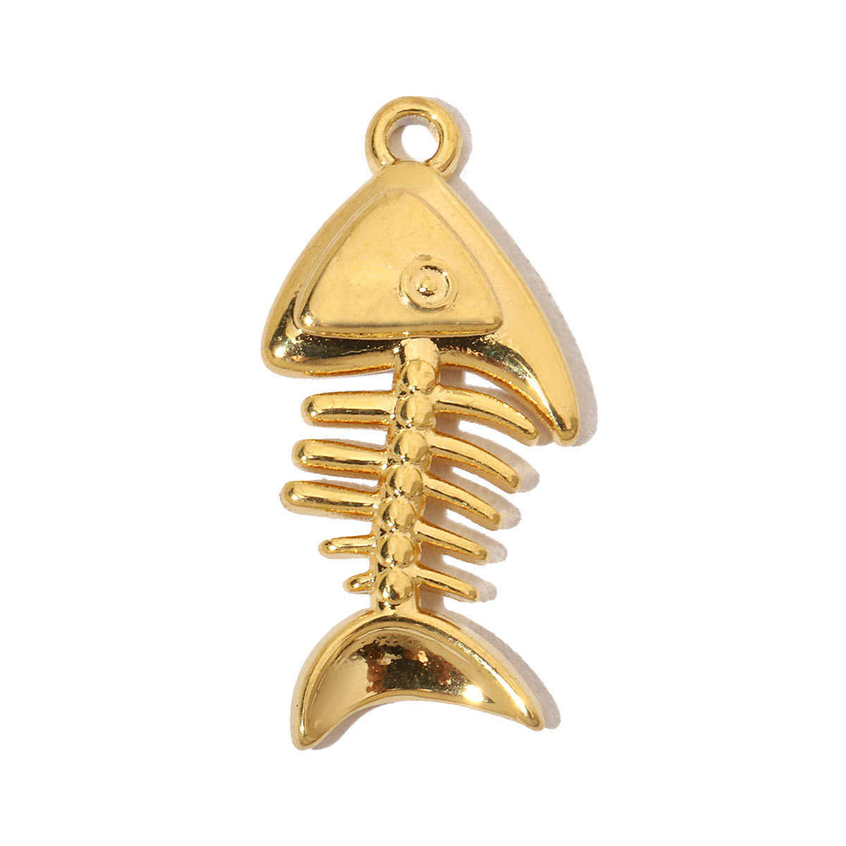 6pcs/pack French Crystal Bear Stainless Steel Bracelet Charm Women Fishbone Elephant Necklace Pendant DIY Snake Butterfly Jewelry