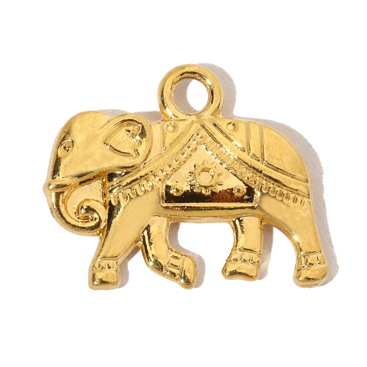 6pcs/pack French Crystal Bear Stainless Steel Bracelet Charm Women Fishbone Elephant Necklace Pendant DIY Snake Butterfly Jewelry