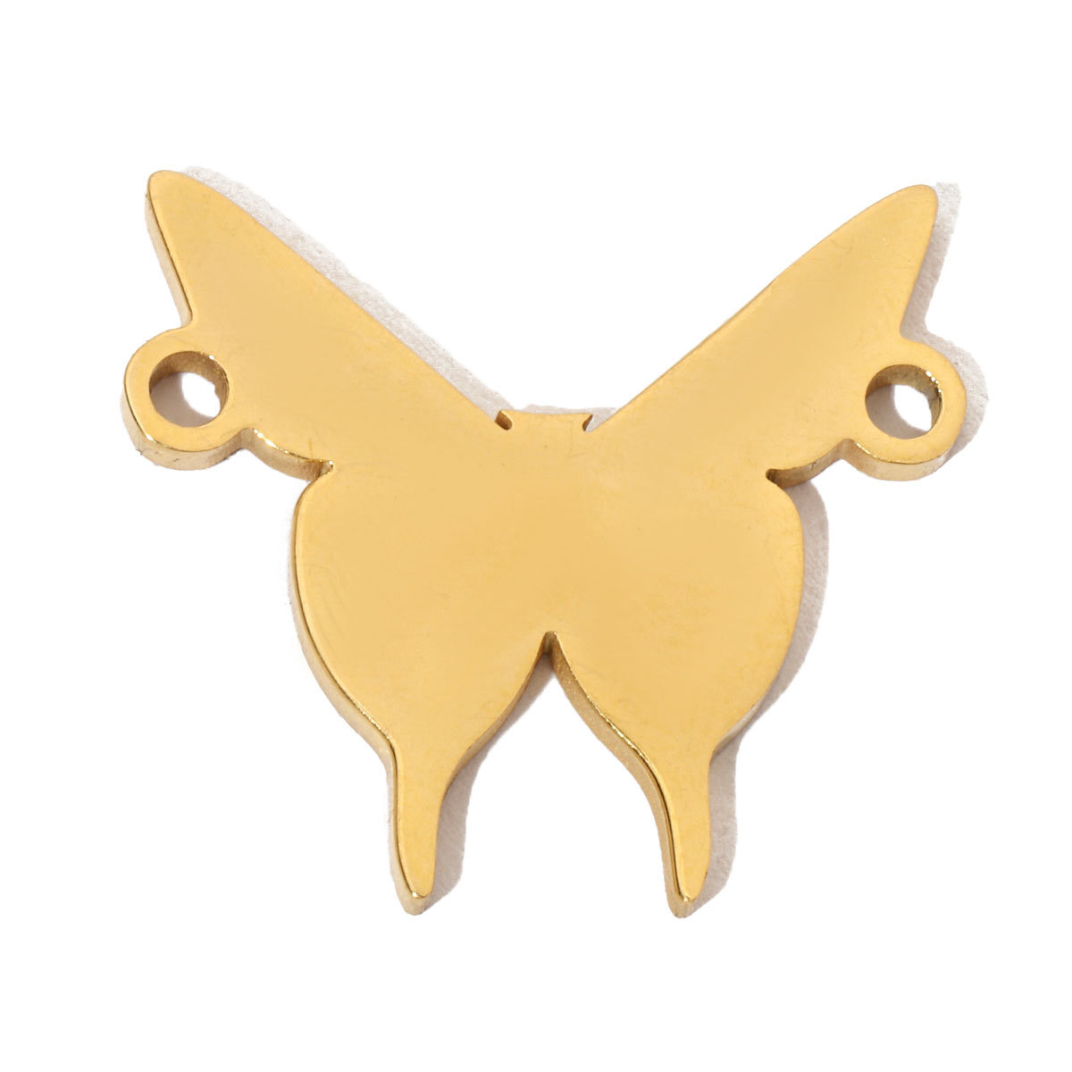 6pcs/pack French Crystal Bear Stainless Steel Bracelet Charm Women Fishbone Elephant Necklace Pendant DIY Snake Butterfly Jewelry