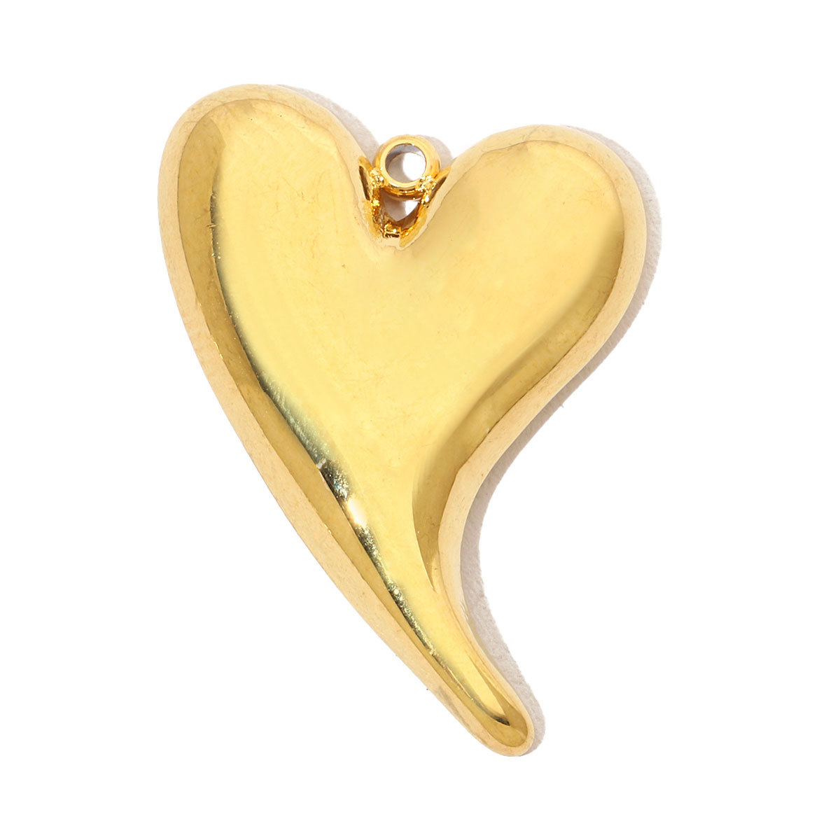 6pcs/pack French Individual Heart Stainless Steel Diy Charms Women Enamel Flower Necklace Pendant Love Jewelry