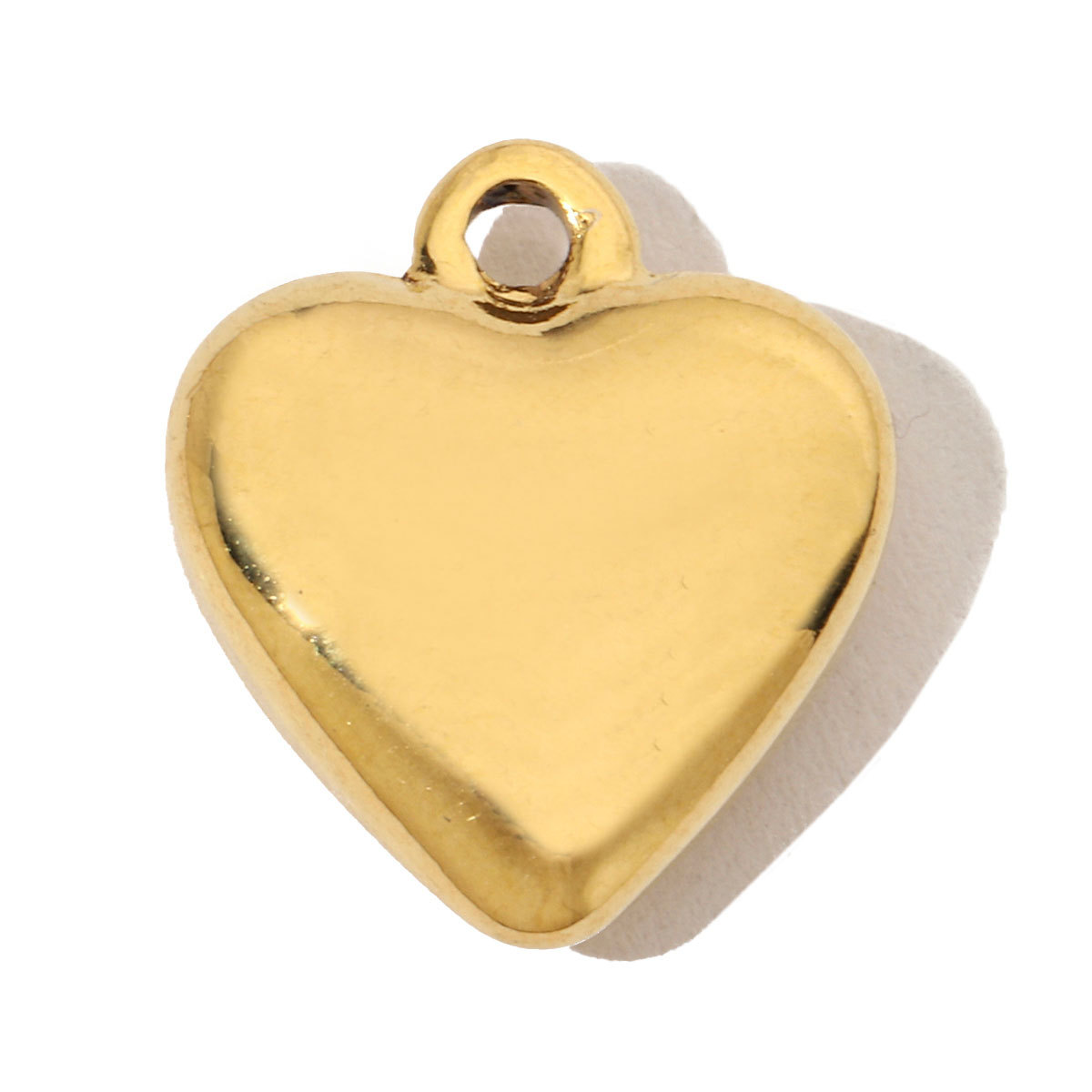 6pcs/pack French Antique Blank Heart Stainless Steel Diy Bracelet Charms Women Lock Key Necklace Pendant Enamel Love Jewelry