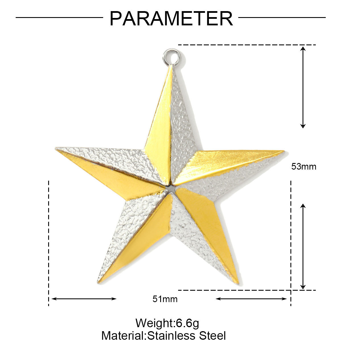 6pcs/pack Stainless Steel Star Enamel Owl DIY Earring Charms Painted Seahorse Necklace Pendants Woman Animal Jewelry Wholesale