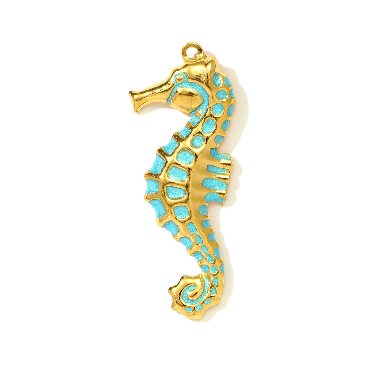6pcs/pack Stainless Steel Star Enamel Owl DIY Earring Charms Painted Seahorse Necklace Pendants Woman Animal Jewelry Wholesale