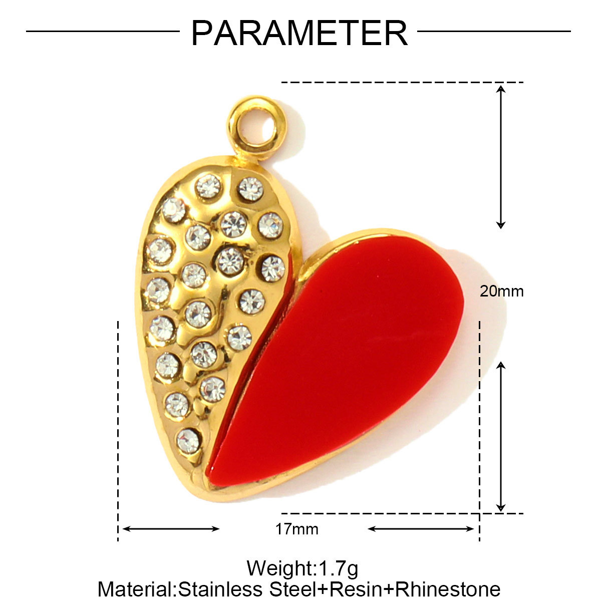6pcs/pack Stainless Steel Natural Stone Sun Ladybird DIY Charms Luggage Necklace Pendants Woman Boot Heart Jewelry Wholesale