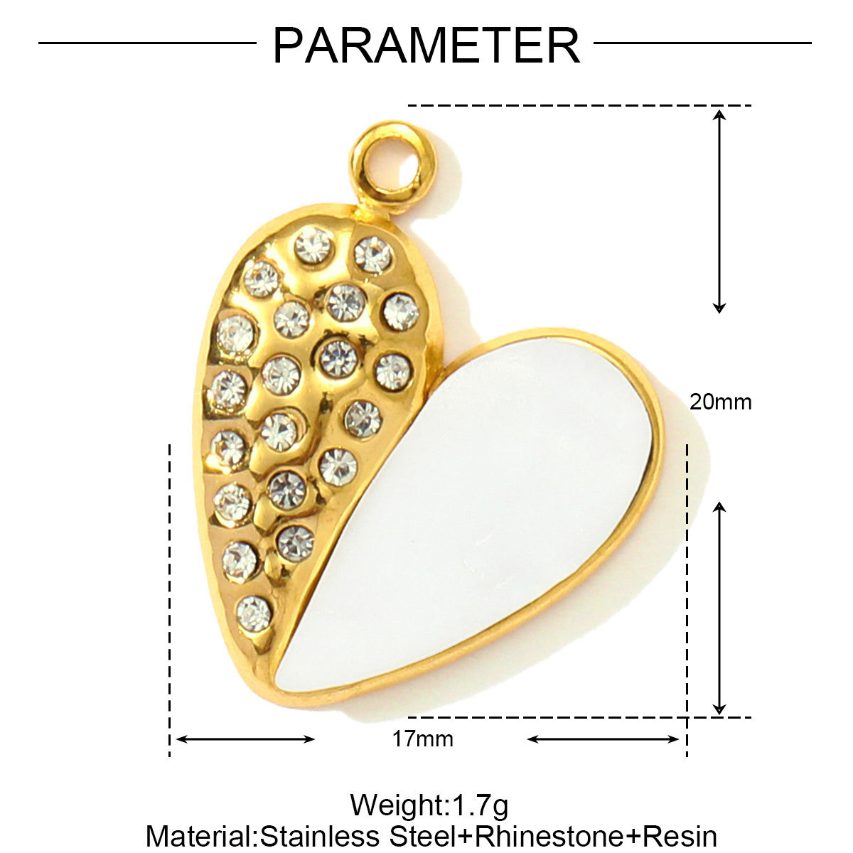 6pcs/pack Stainless Steel Natural Stone Sun Ladybird DIY Charms Luggage Necklace Pendants Woman Boot Heart Jewelry Wholesale