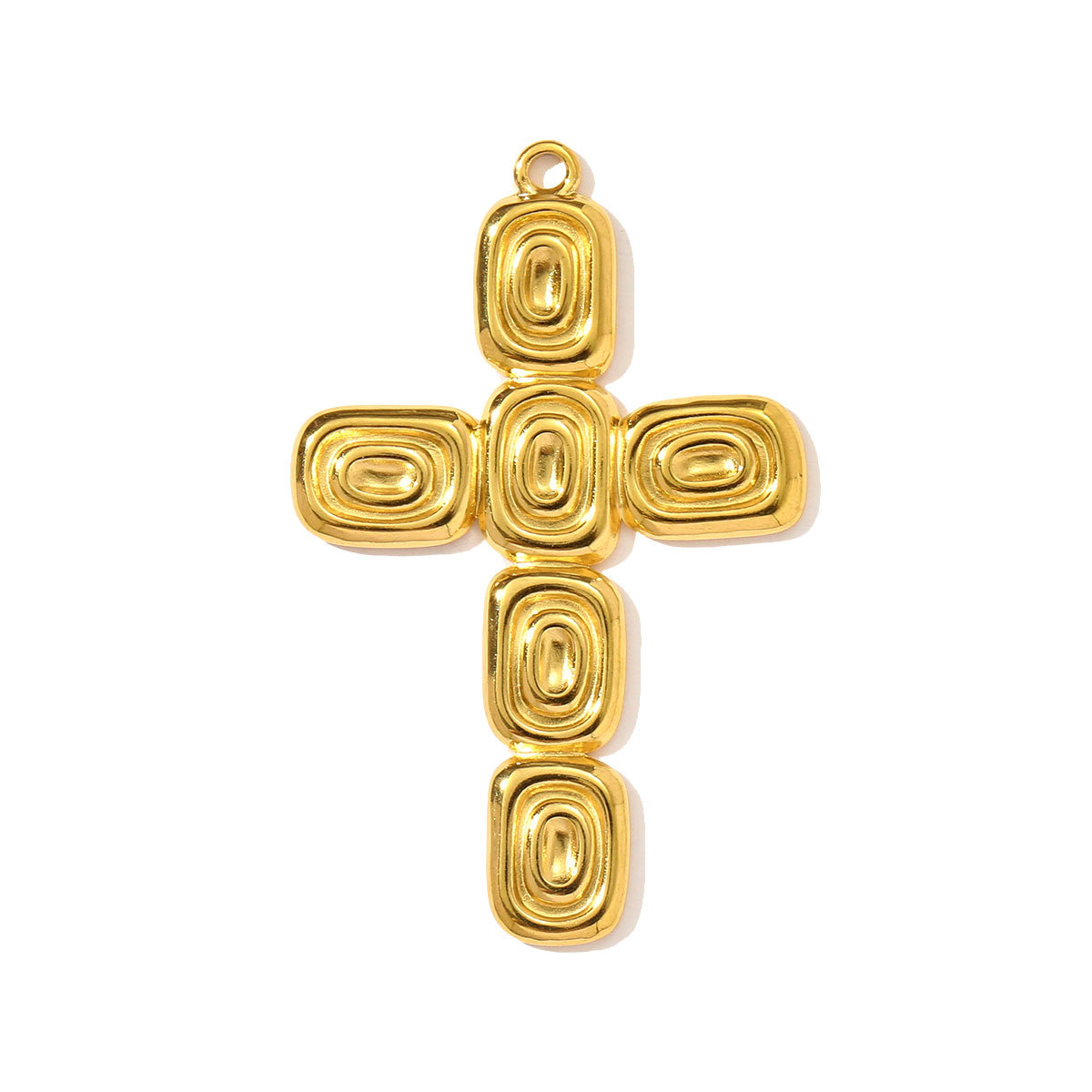 6pcs/pack Stainless Steel Rhinestone Star Clover Eagle DIY Charms Heart Moon Cross Necklace Pendants Woman Wolf Tooth Jewelry